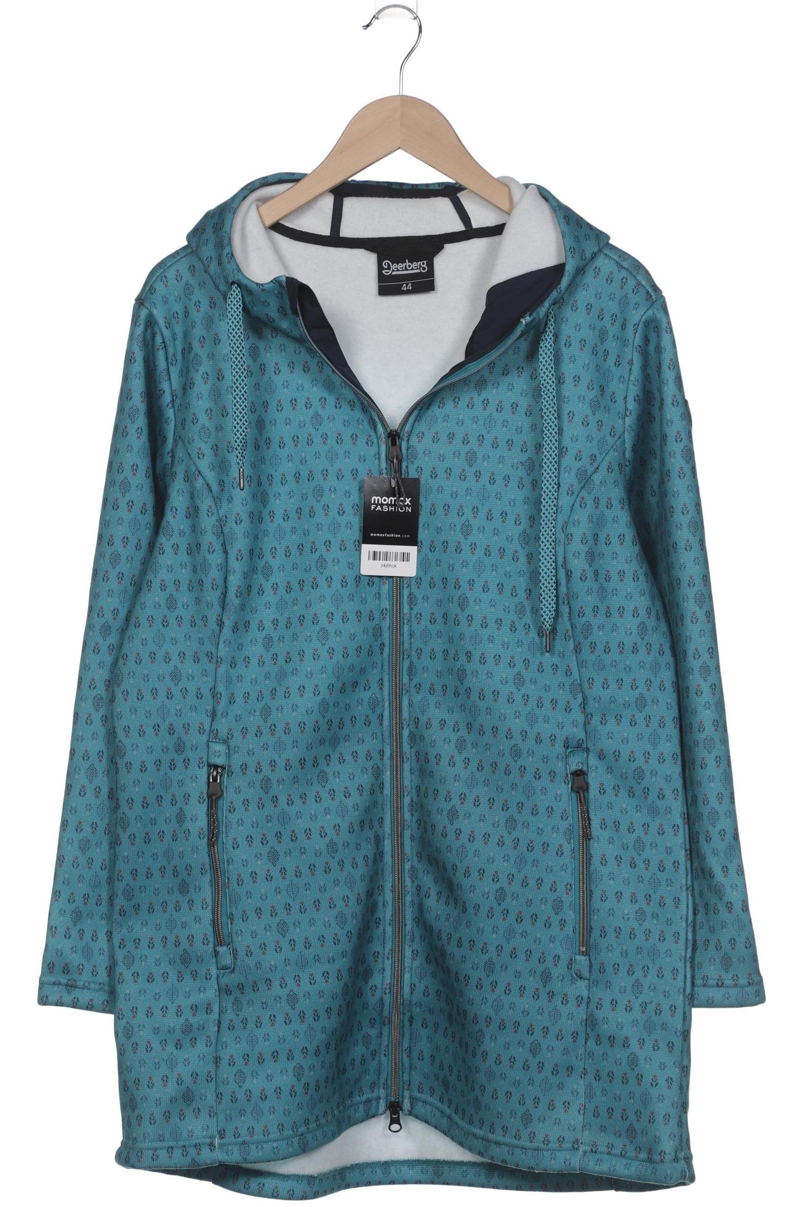 

Deerberg Damen Kapuzenpullover, türkis, Gr. 48