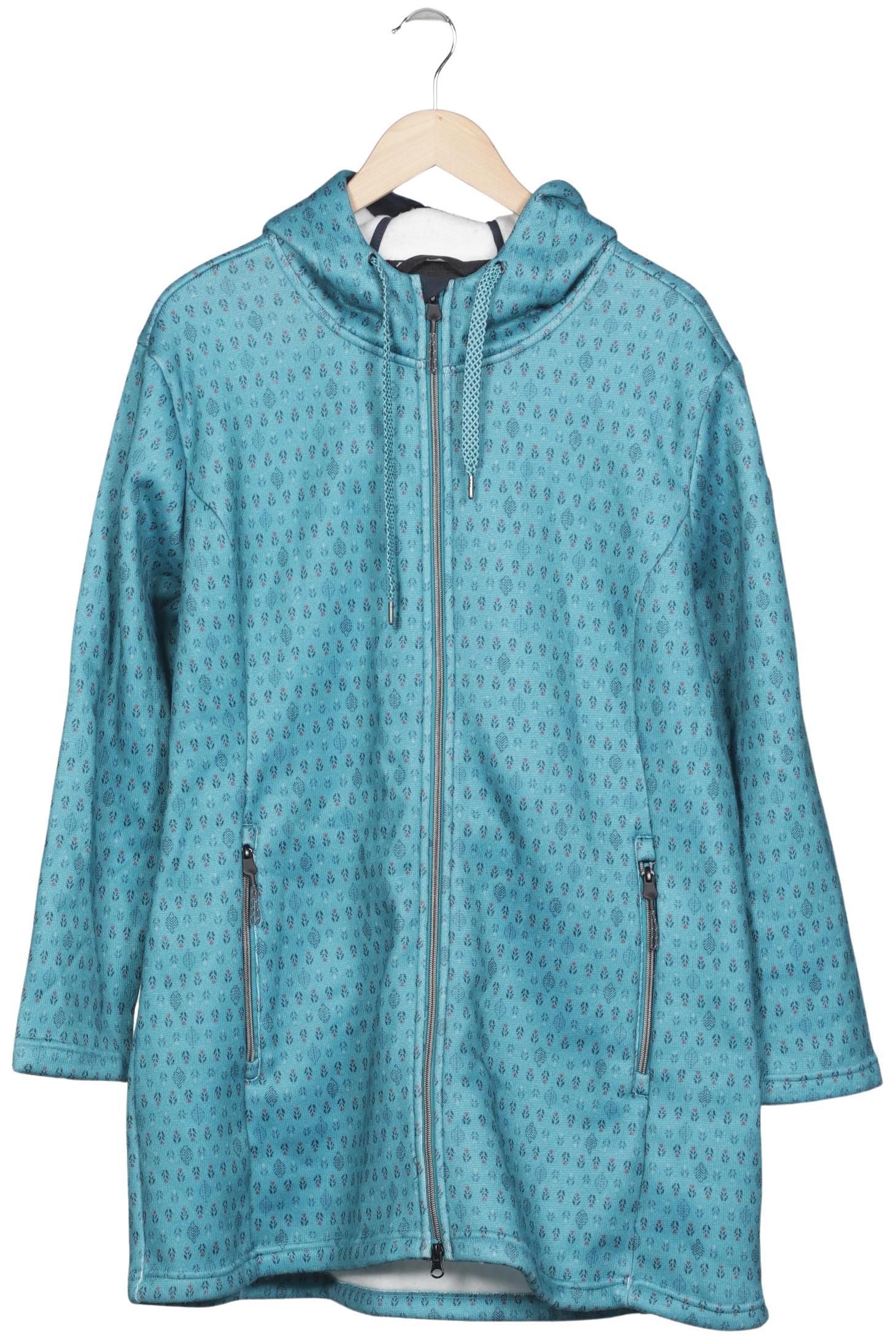 

Deerberg Damen Kapuzenpullover, türkis, Gr. 48