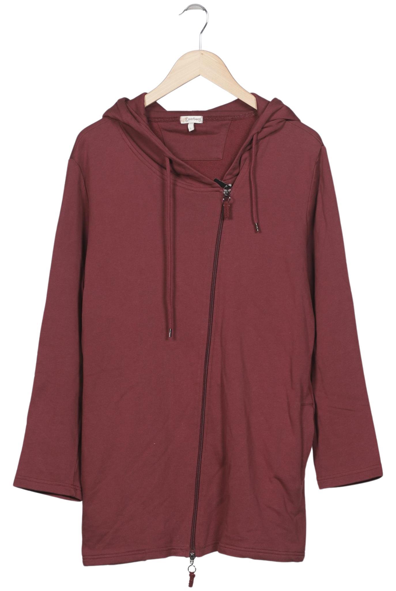 

Deerberg Damen Kapuzenpullover, bordeaux, Gr. 42