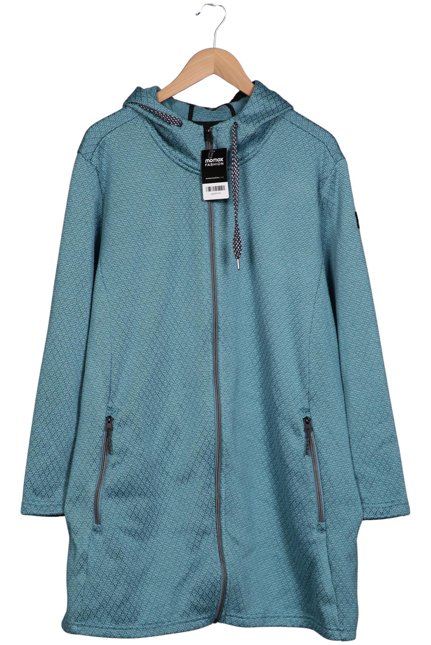 

Deerberg Damen Kapuzenpullover, türkis, Gr. 52