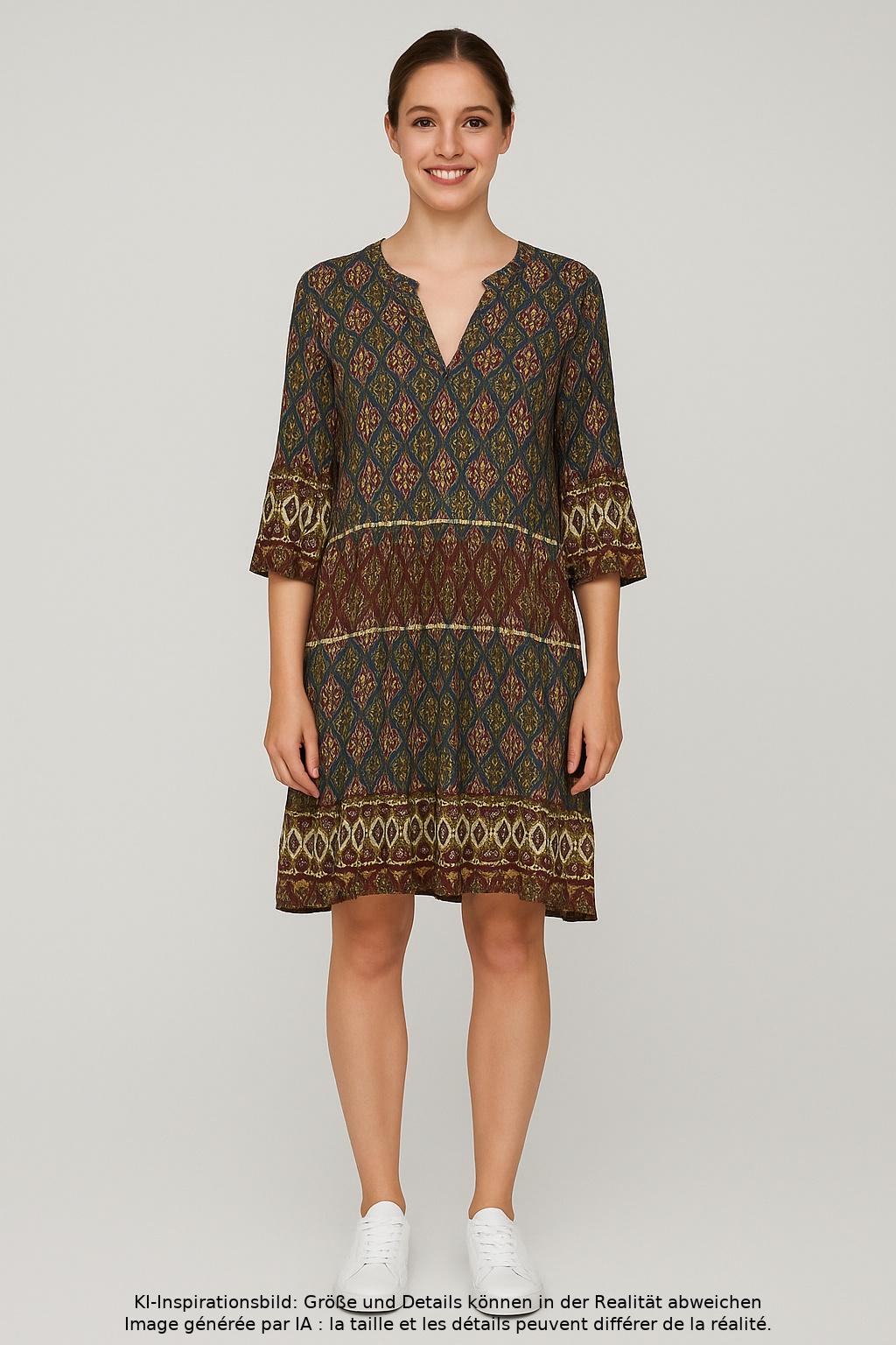 

Deerberg Damen Kleid, mehrfarbig, Gr. 42