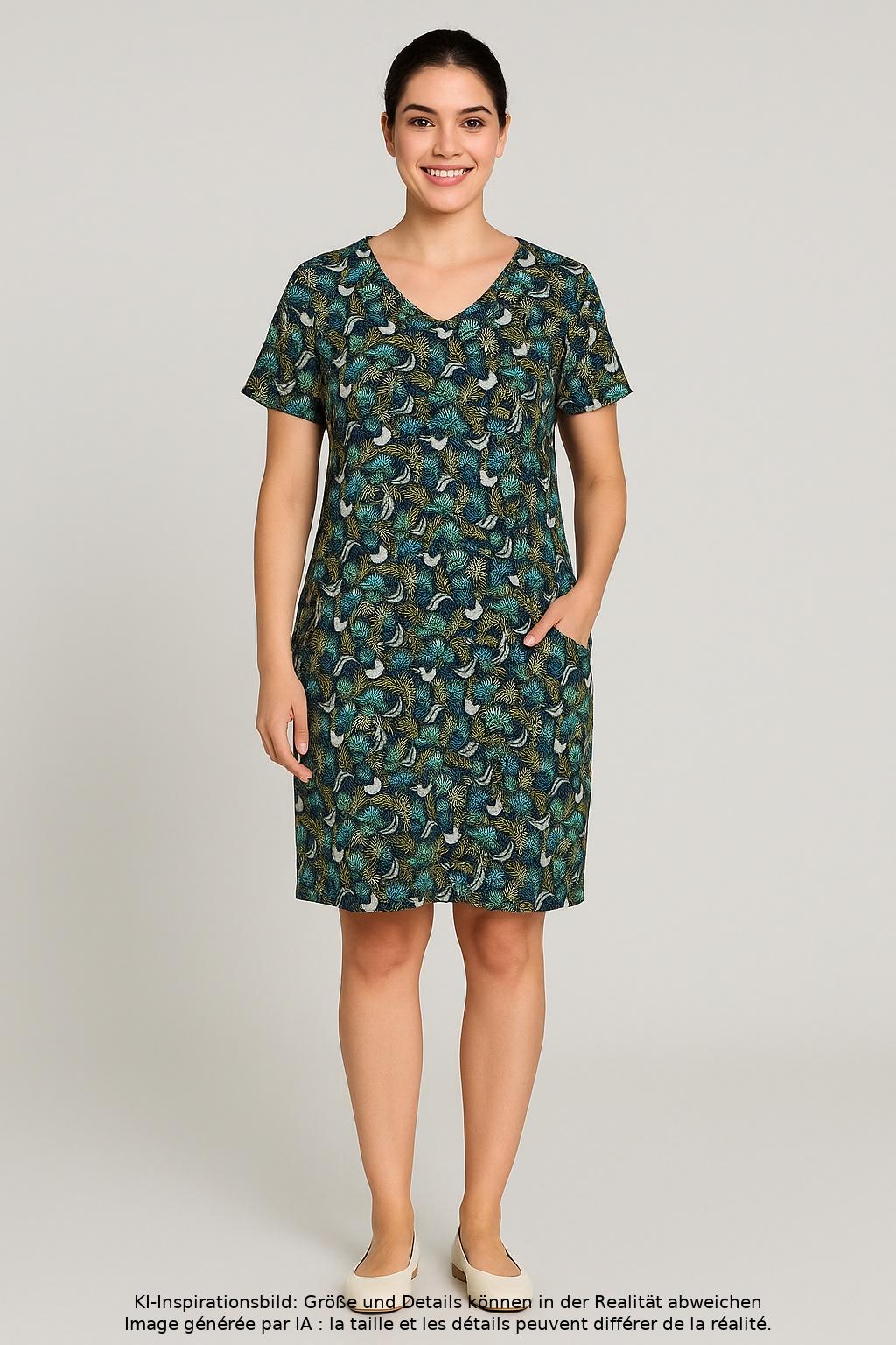 

Deerberg Damen Kleid, mehrfarbig, Gr. 36