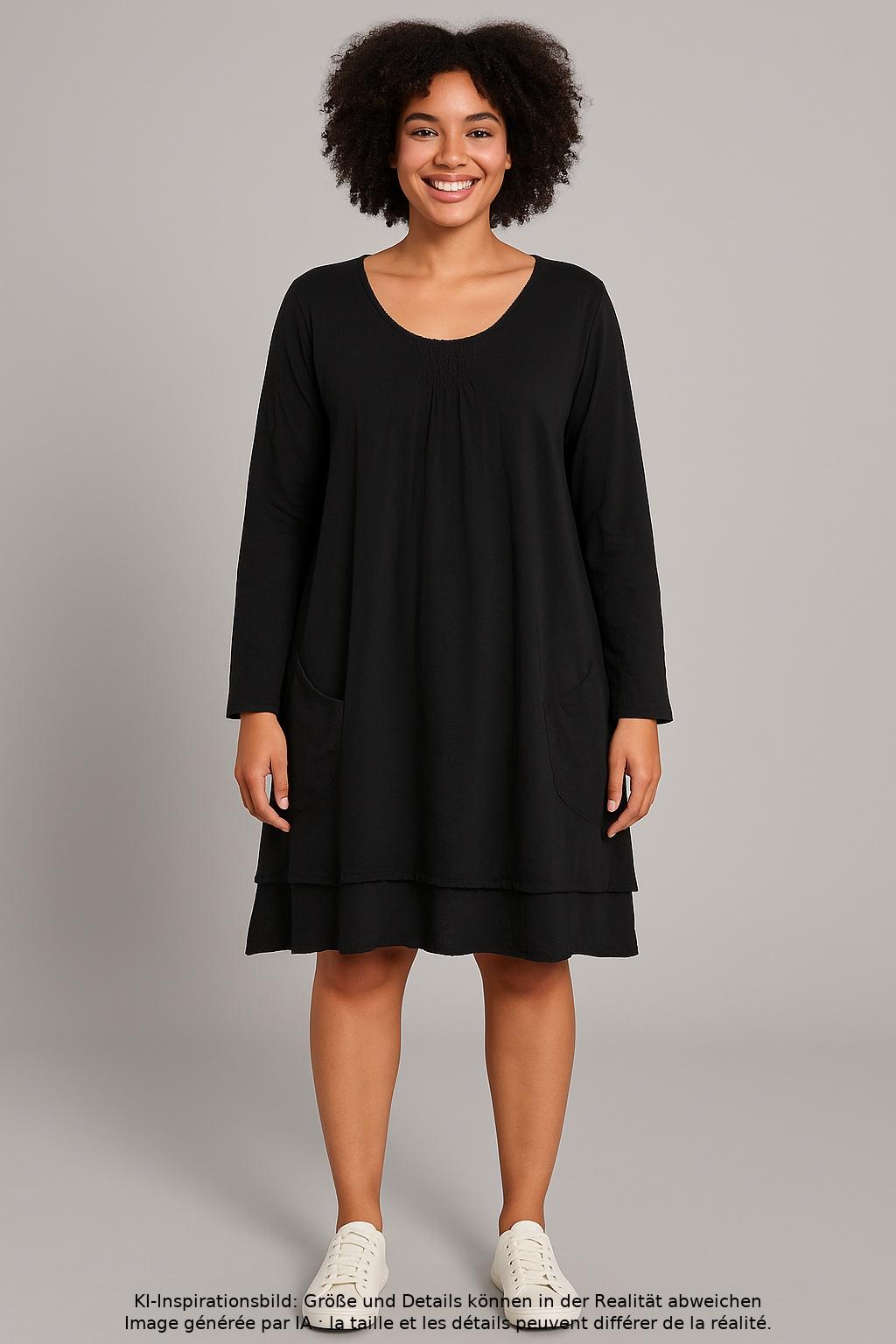 

Deerberg Damen Kleid, schwarz, Gr. 44