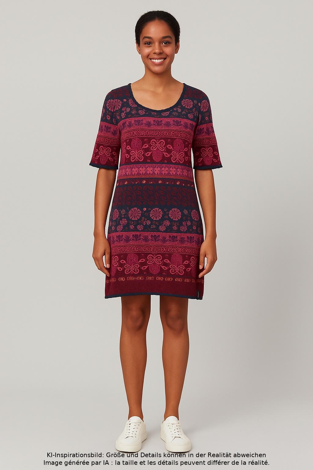 

Deerberg Damen Kleid, mehrfarbig, Gr. 38