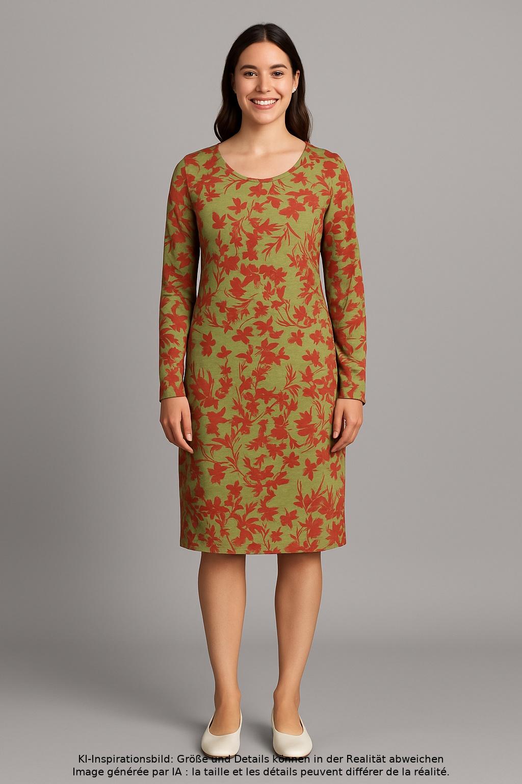 

Deerberg Damen Kleid, grün, Gr. 34