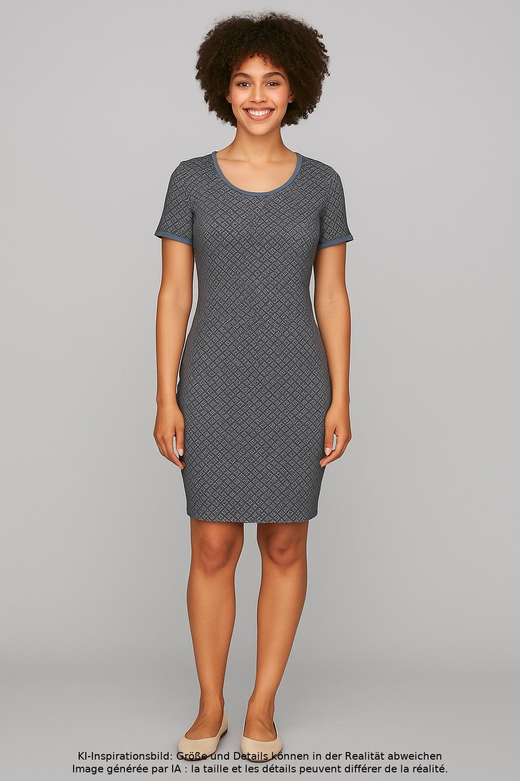 

Deerberg Damen Kleid, blau, Gr. 36