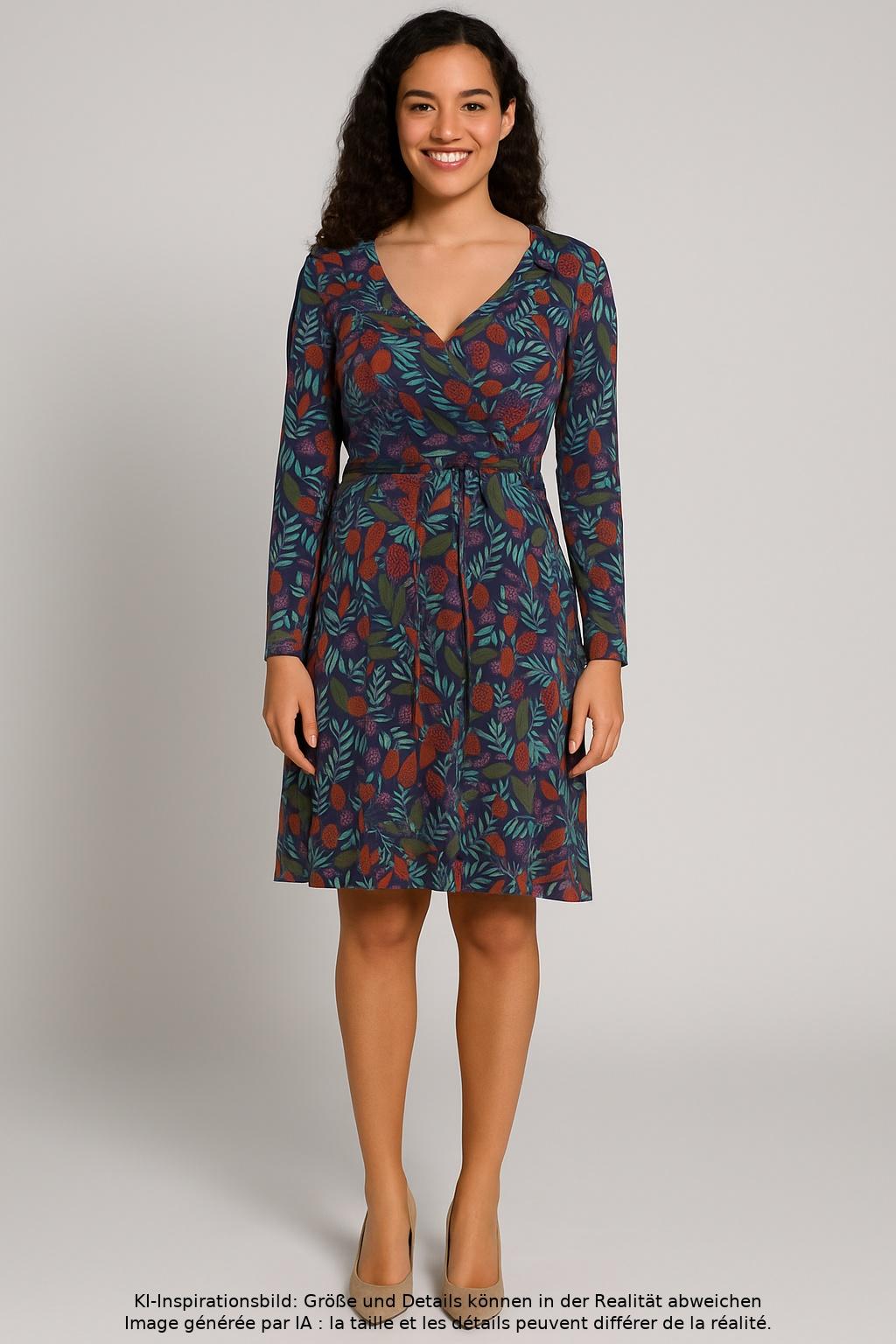 

Deerberg Damen Kleid, mehrfarbig, Gr. 36