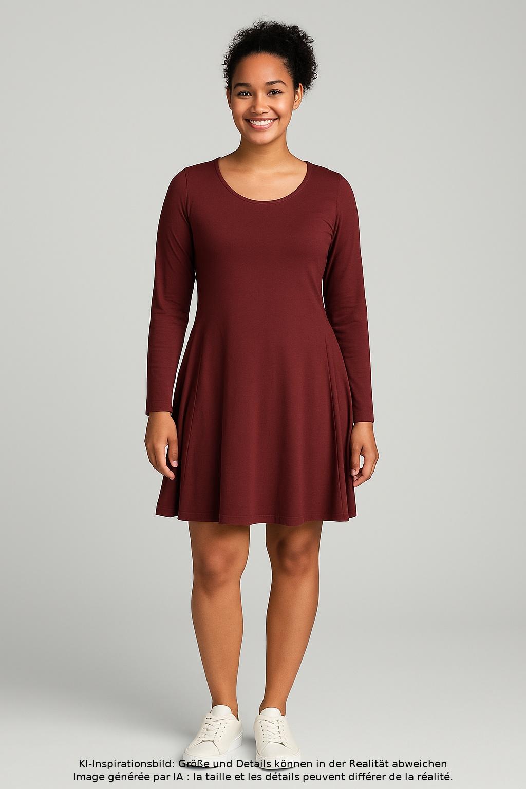 

Deerberg Damen Kleid, bordeaux, Gr. 38