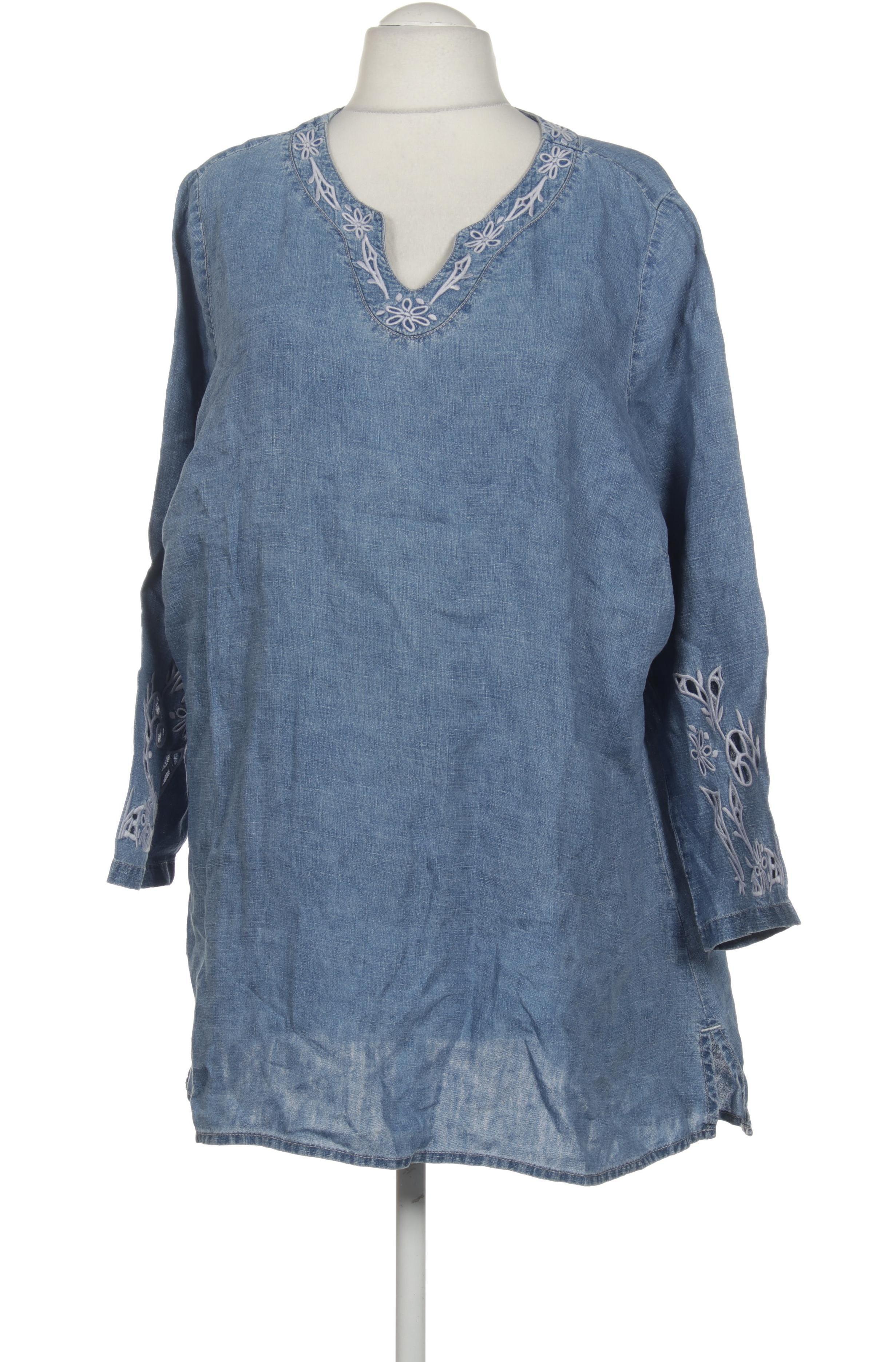 

Deerberg Damen Bluse, blau, Gr.