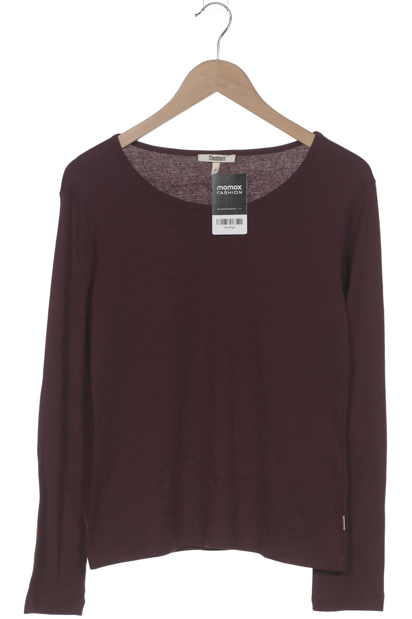 

Deerberg Damen Langarmshirt, bordeaux, Gr. 36