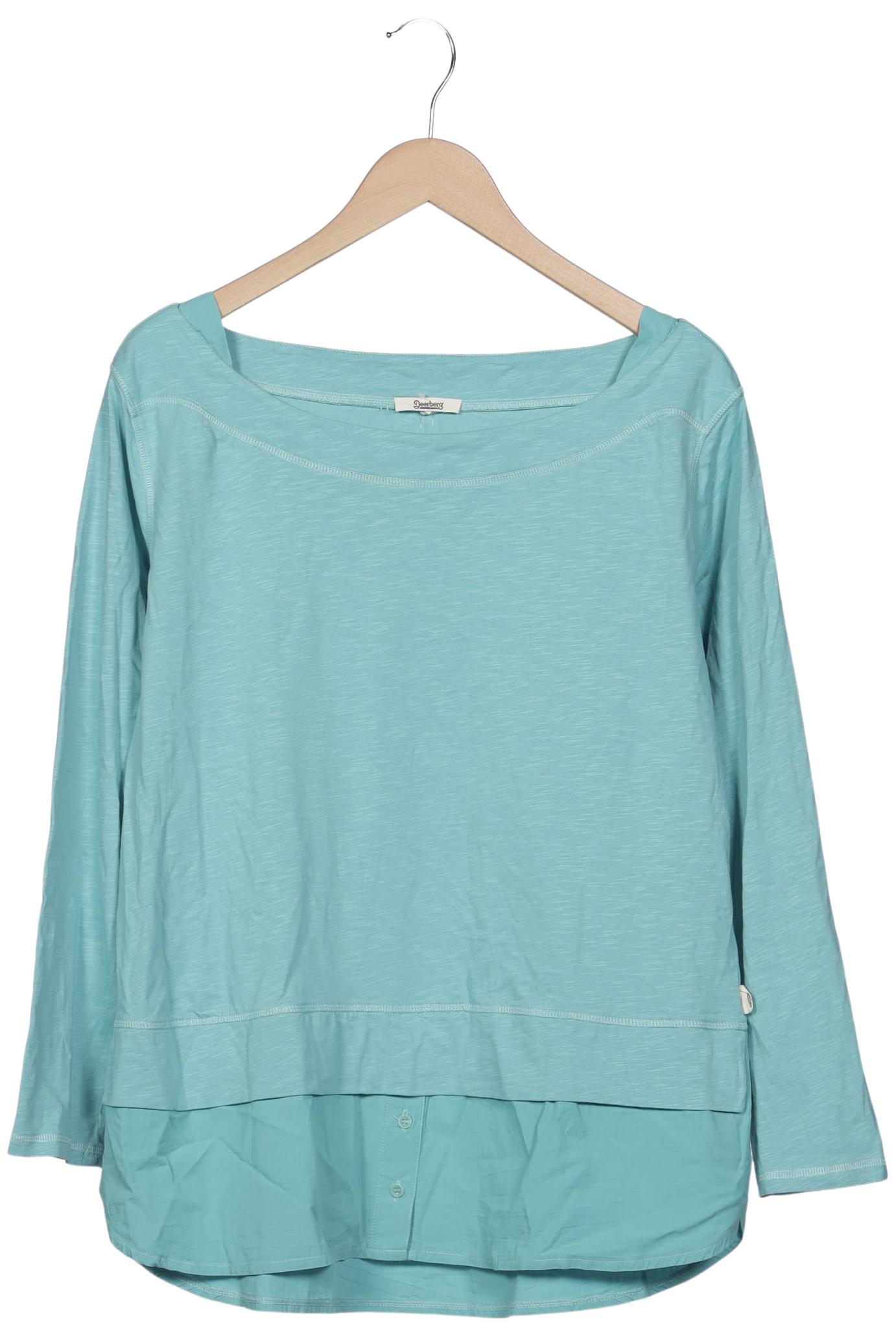 

Deerberg Damen Langarmshirt, türkis, Gr. 42