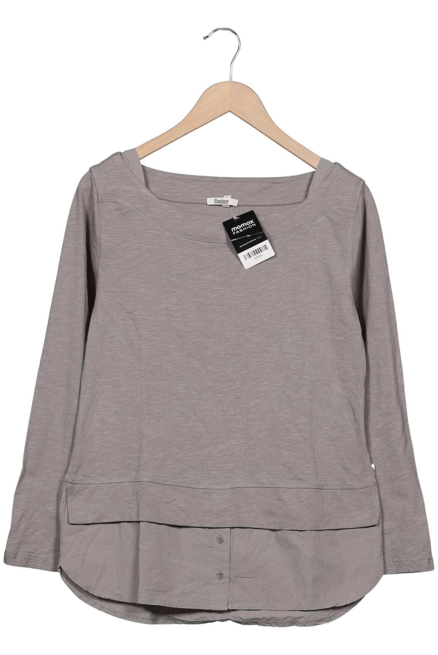 

Deerberg Damen Langarmshirt, grau, Gr. 36