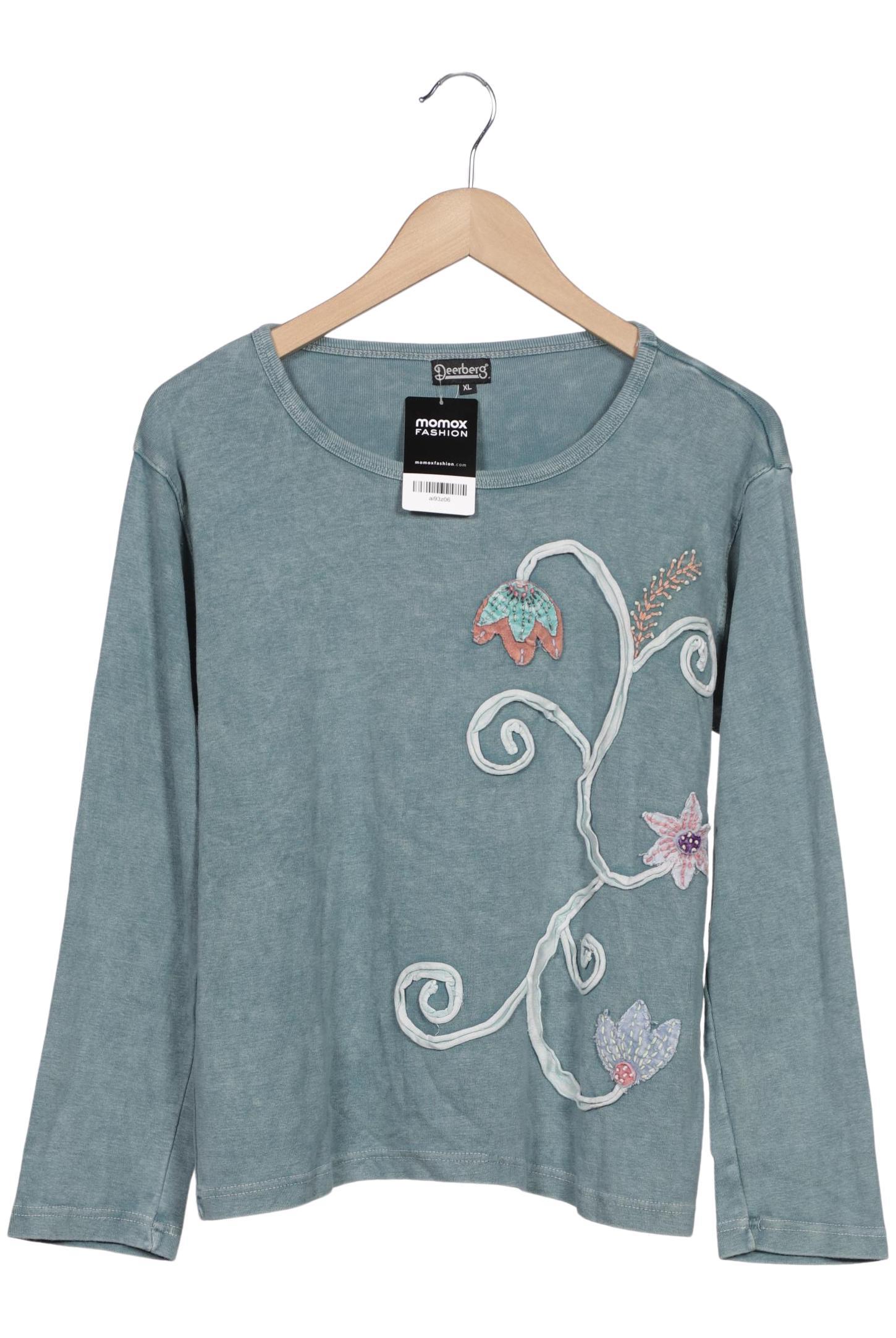 

Deerberg Damen Langarmshirt, türkis, Gr. 44
