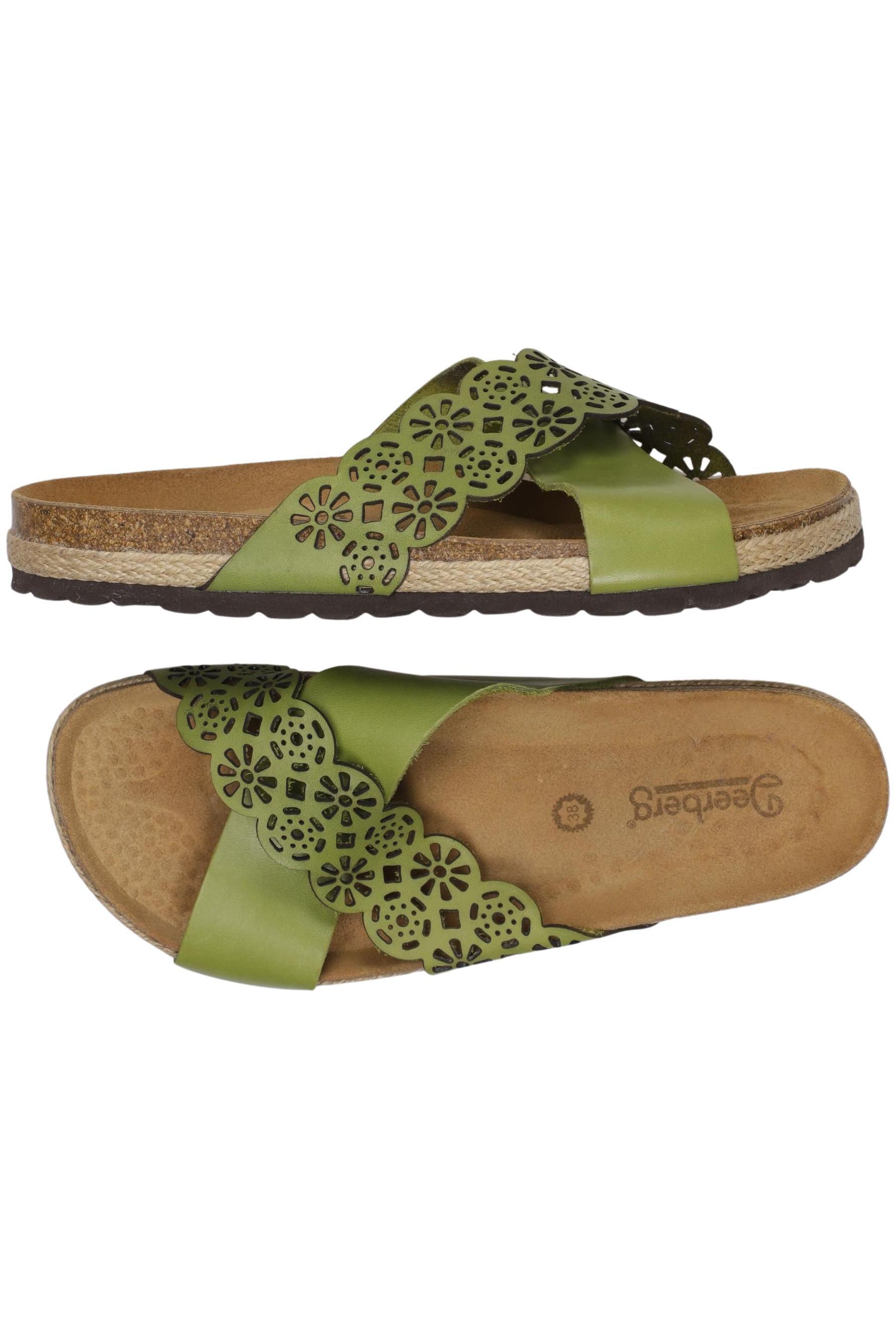 

Deerberg Damen Sandale, grün, Gr. 38