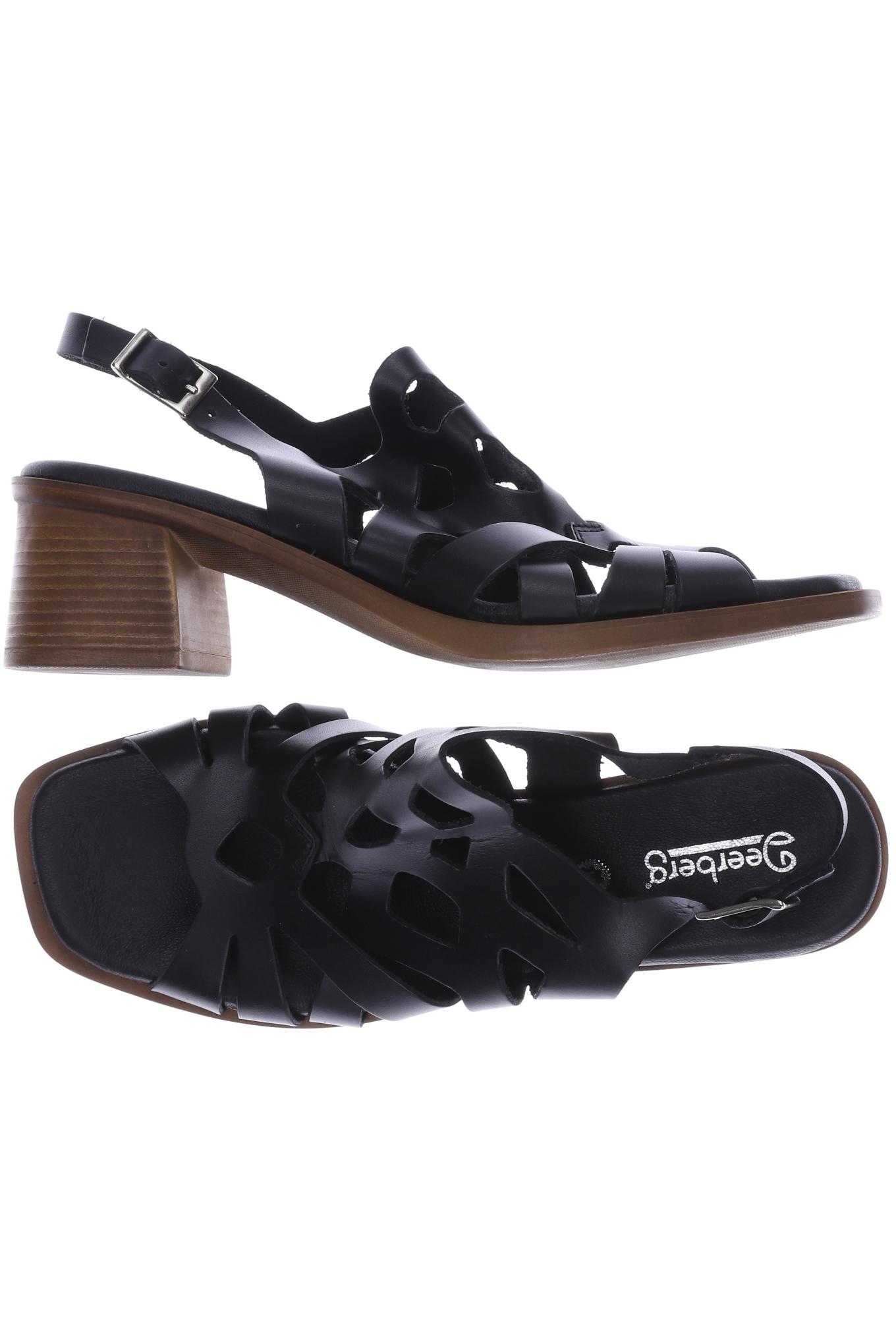 

Deerberg Damen Sandale, schwarz