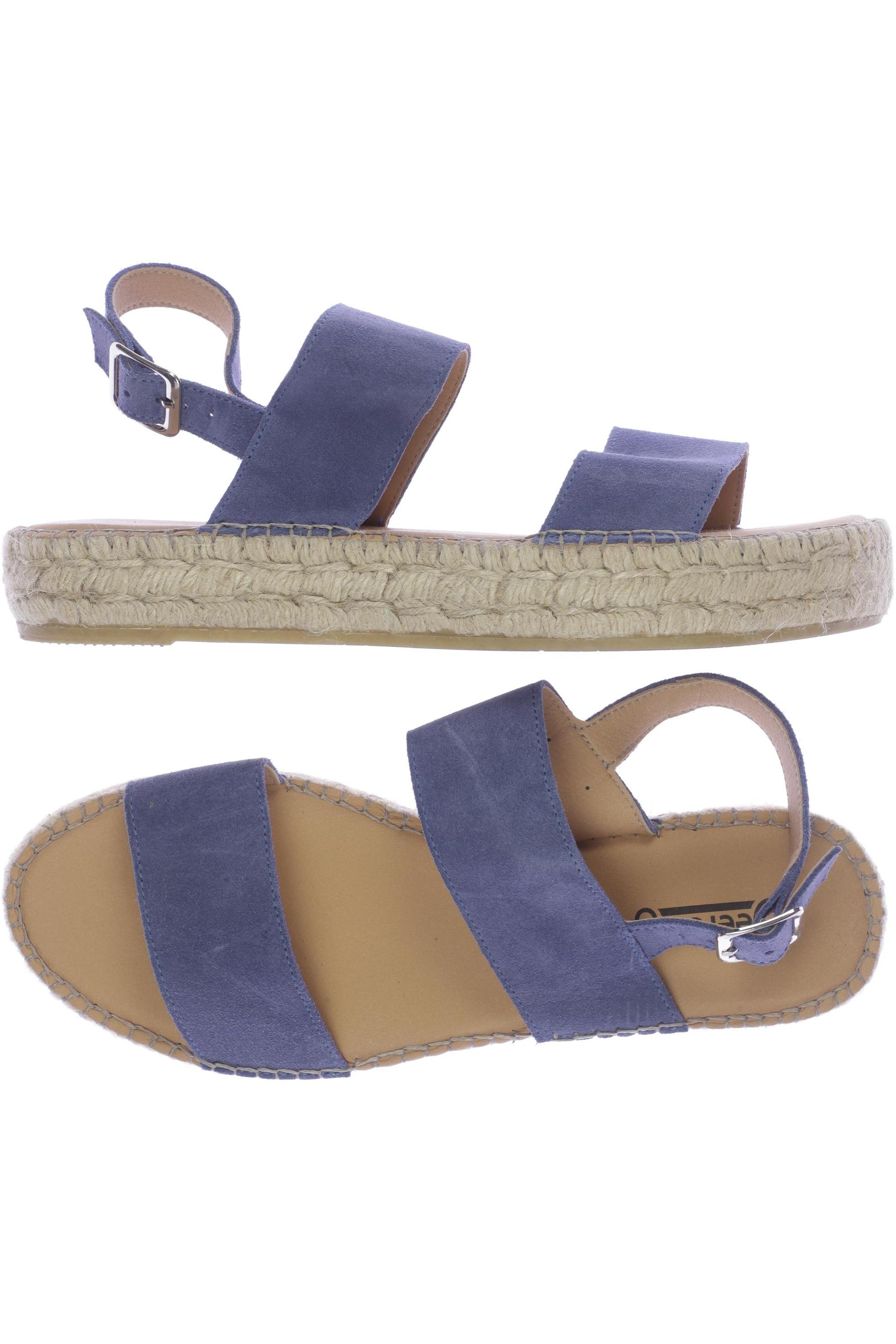 

Deerberg Damen Sandale, blau, Gr. 42