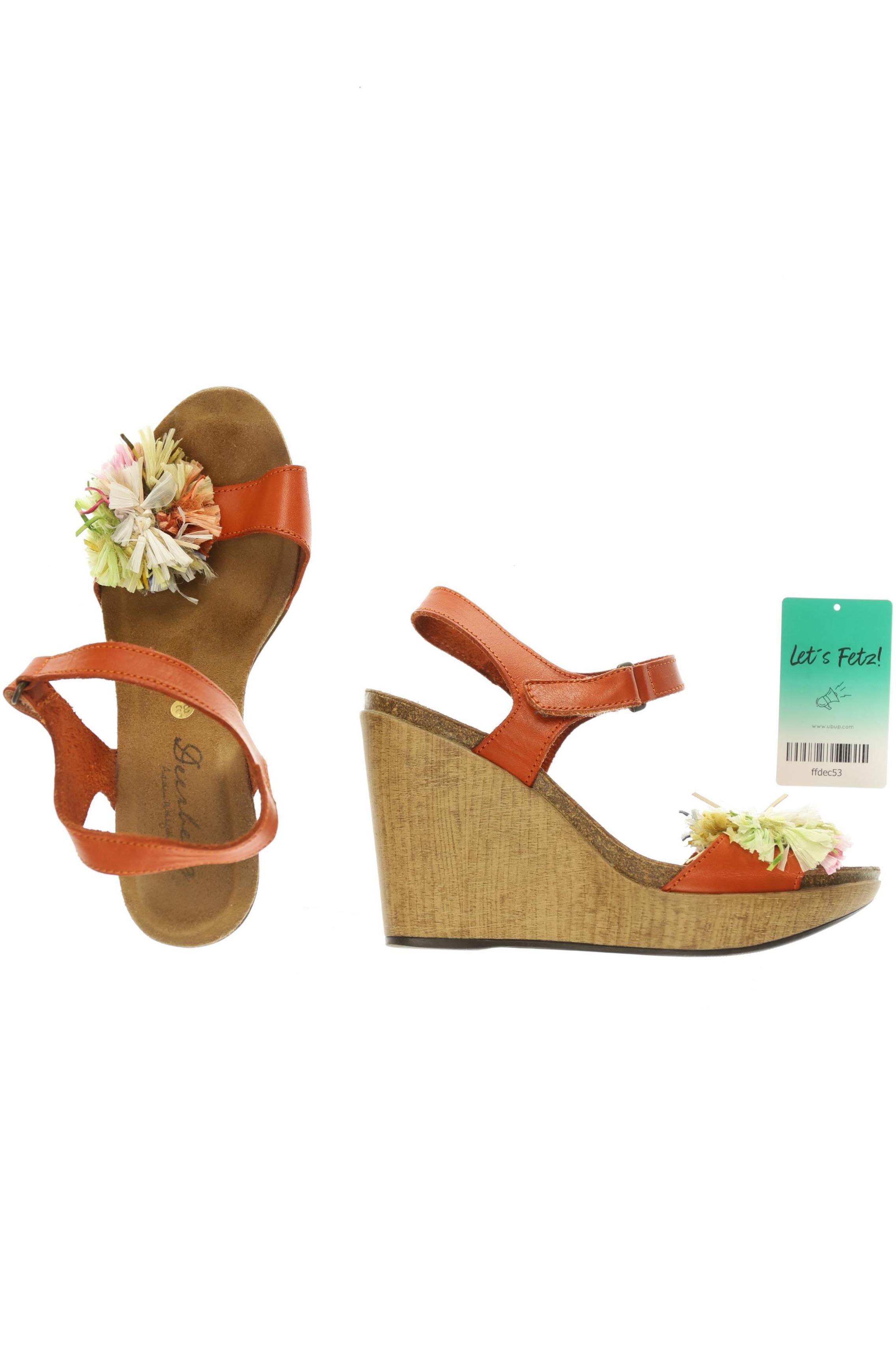 

Deerberg Damen Sandale, orange, Gr. 38
