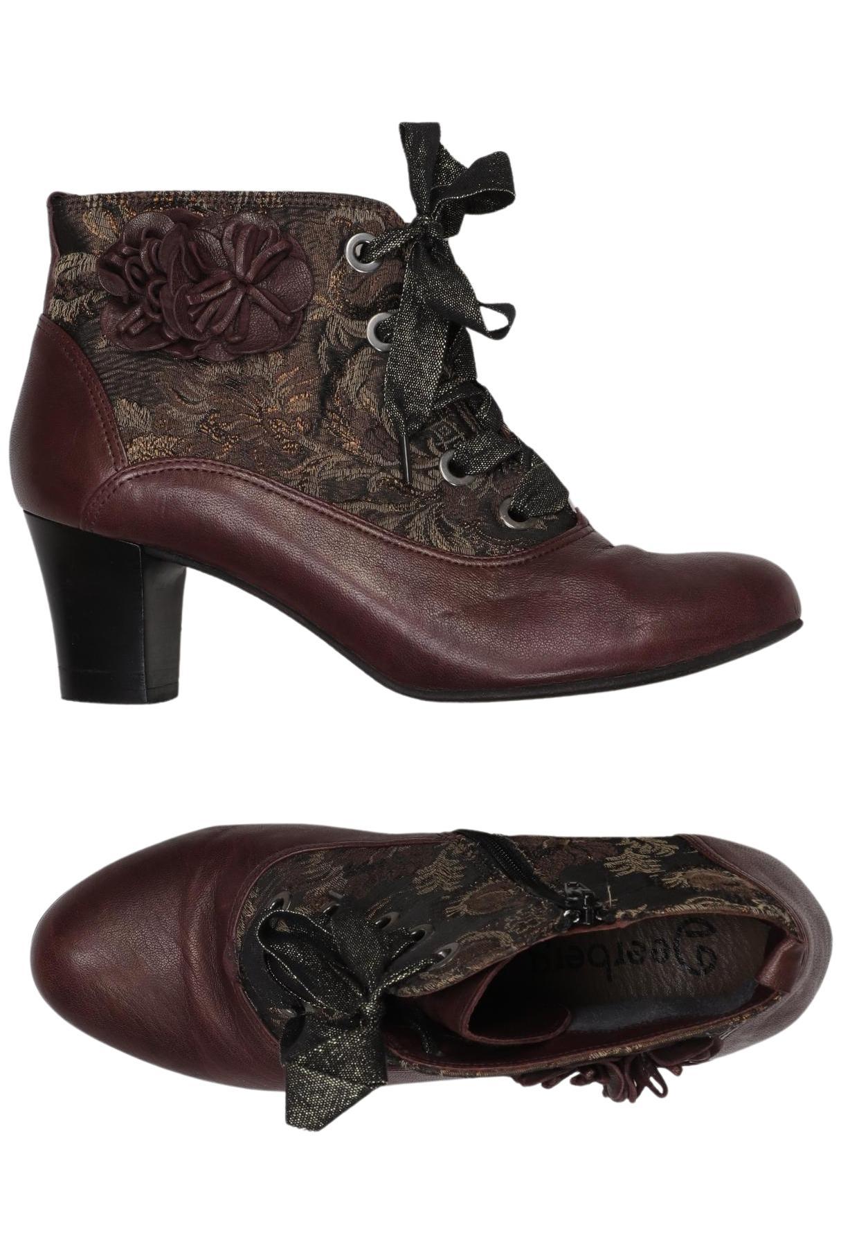 

Deerberg Damen Stiefelette, bordeaux, Gr. 38.5