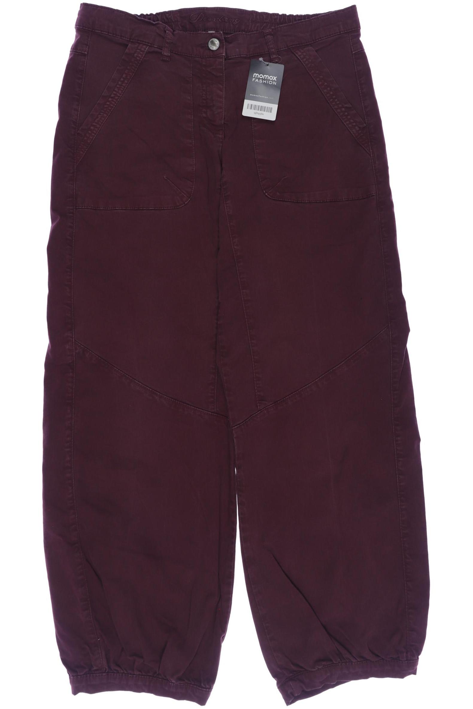 

Deerberg Damen Stoffhose, bordeaux, Gr. 0