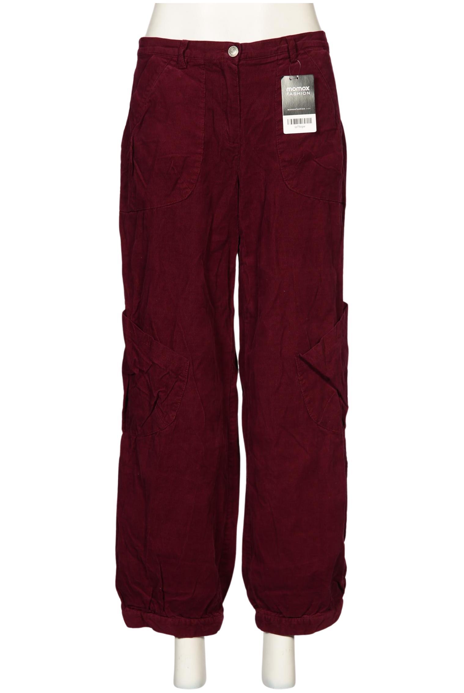 

Deerberg Damen Stoffhose, bordeaux, Gr. 0