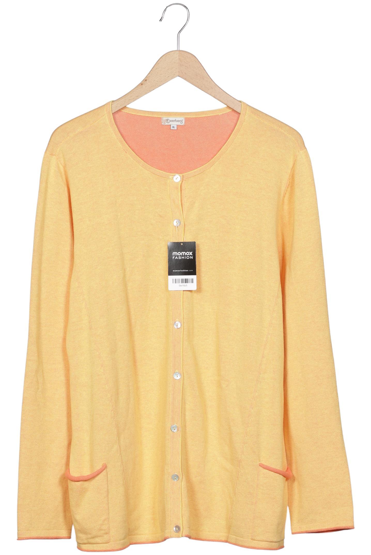 

Deerberg Damen Strickjacke, gelb, Gr. 44