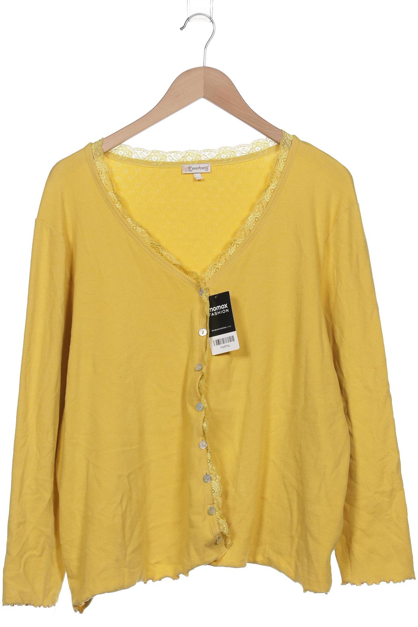 

Deerberg Damen Strickjacke, gelb, Gr. 46