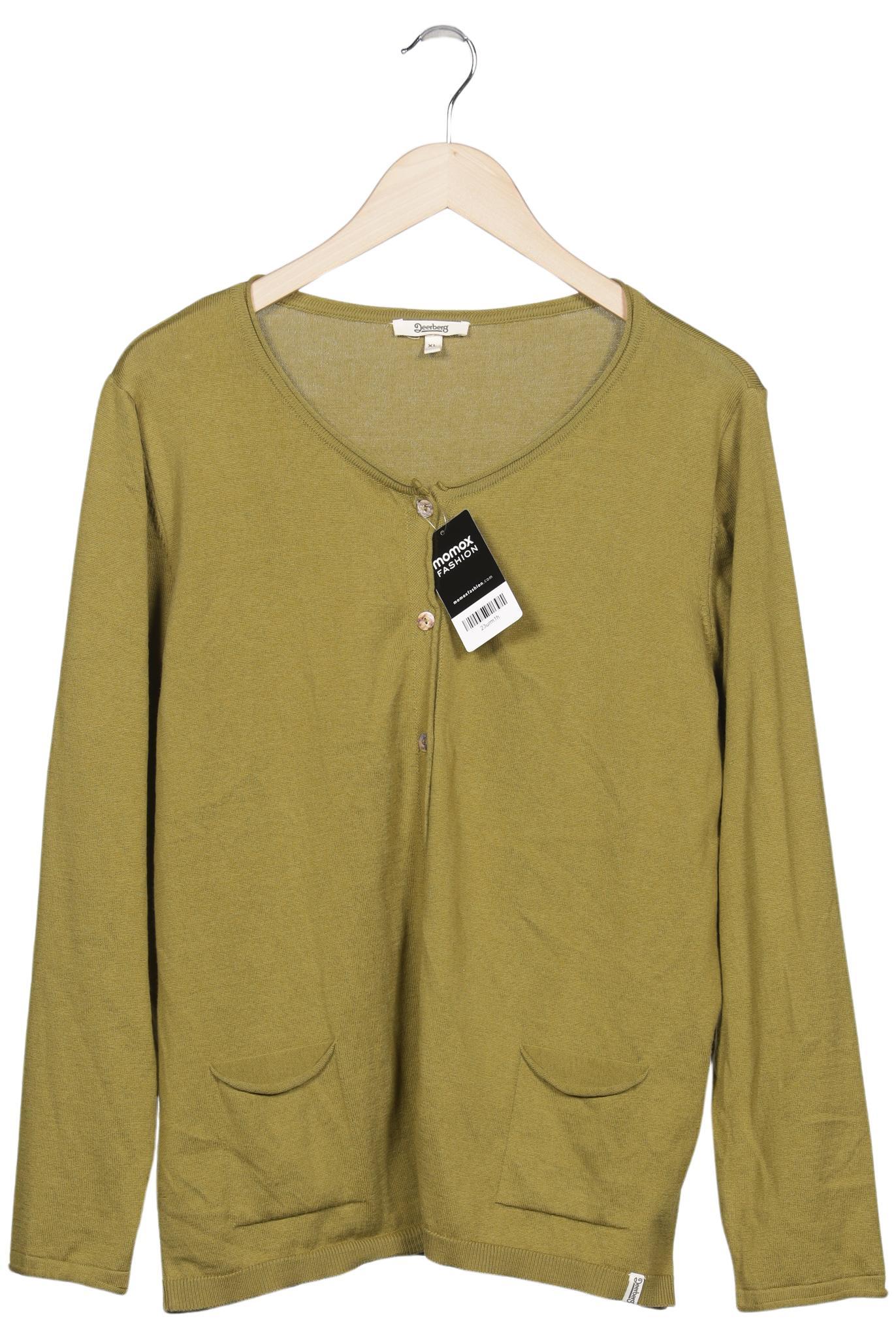 

Deerberg Damen Strickjacke, grün, Gr. 44