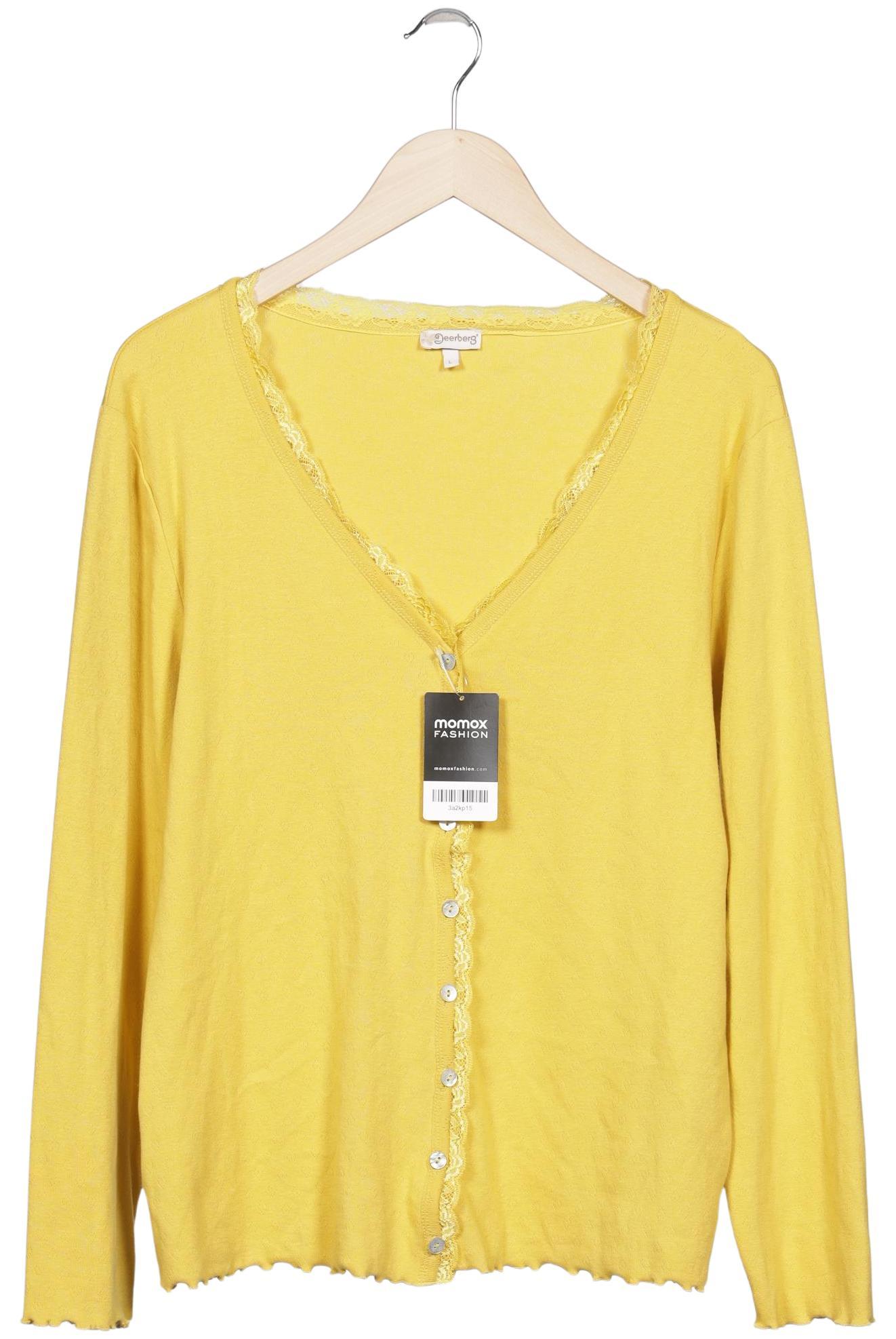 

Deerberg Damen Strickjacke, gelb, Gr. 42