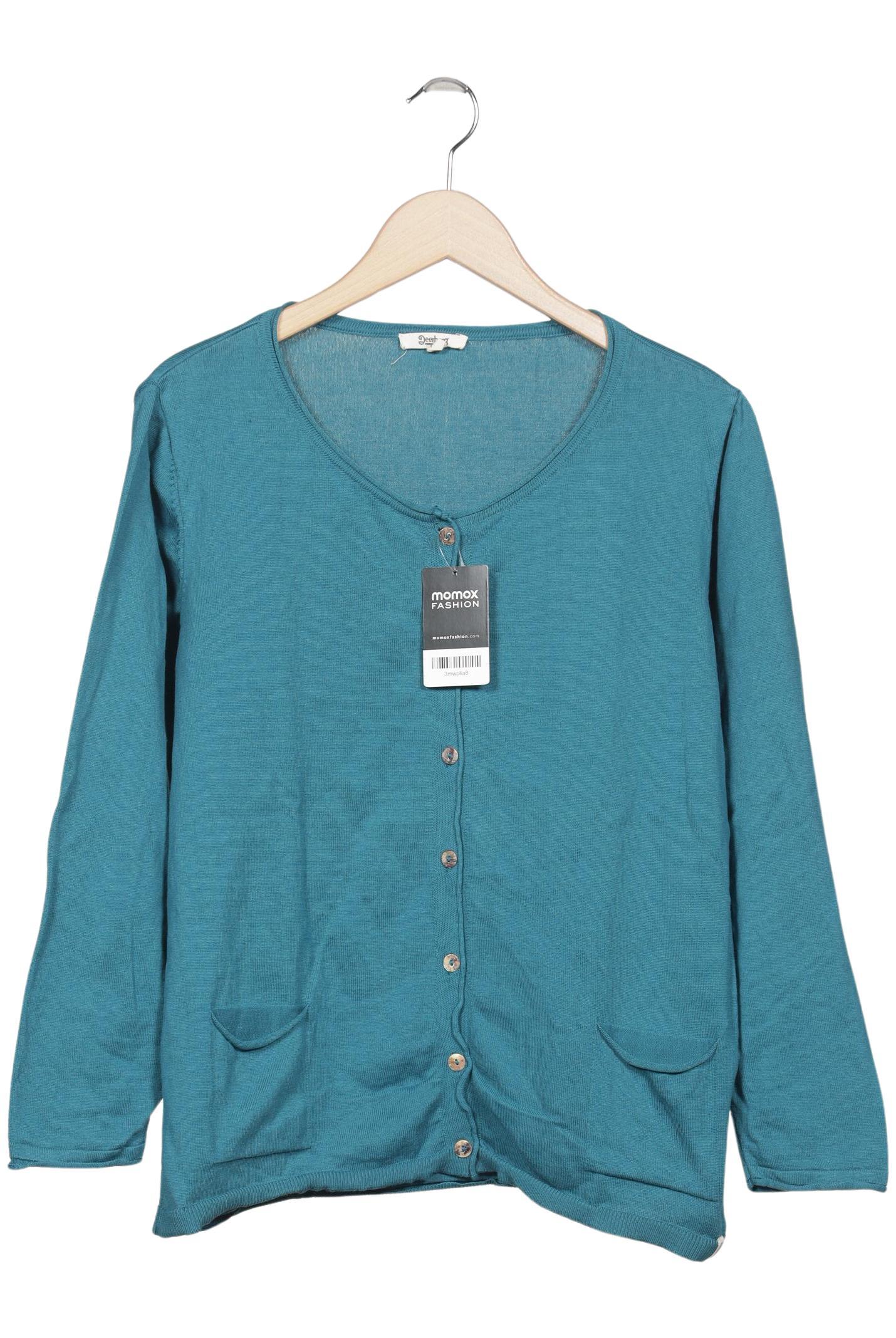 

Deerberg Damen Strickjacke, türkis, Gr. 44