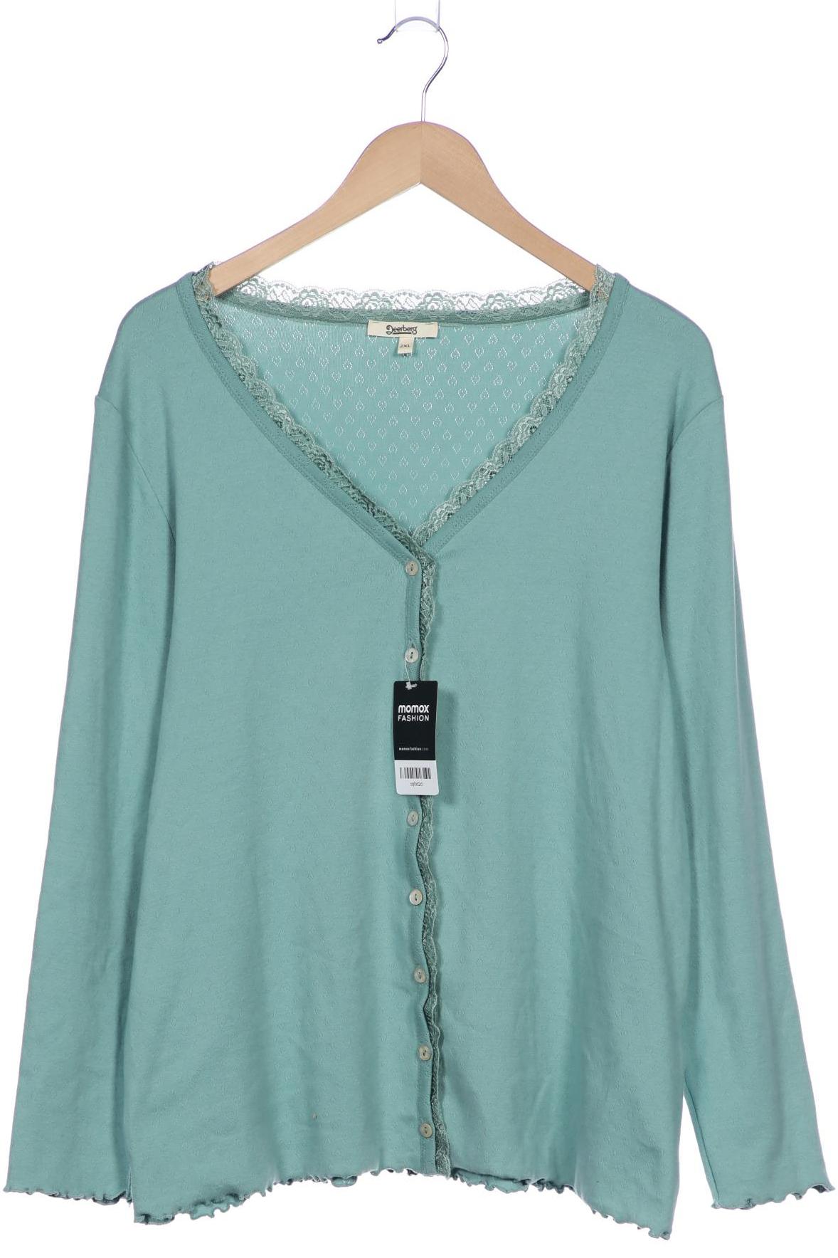 

Deerberg Damen Strickjacke, türkis, Gr. 46