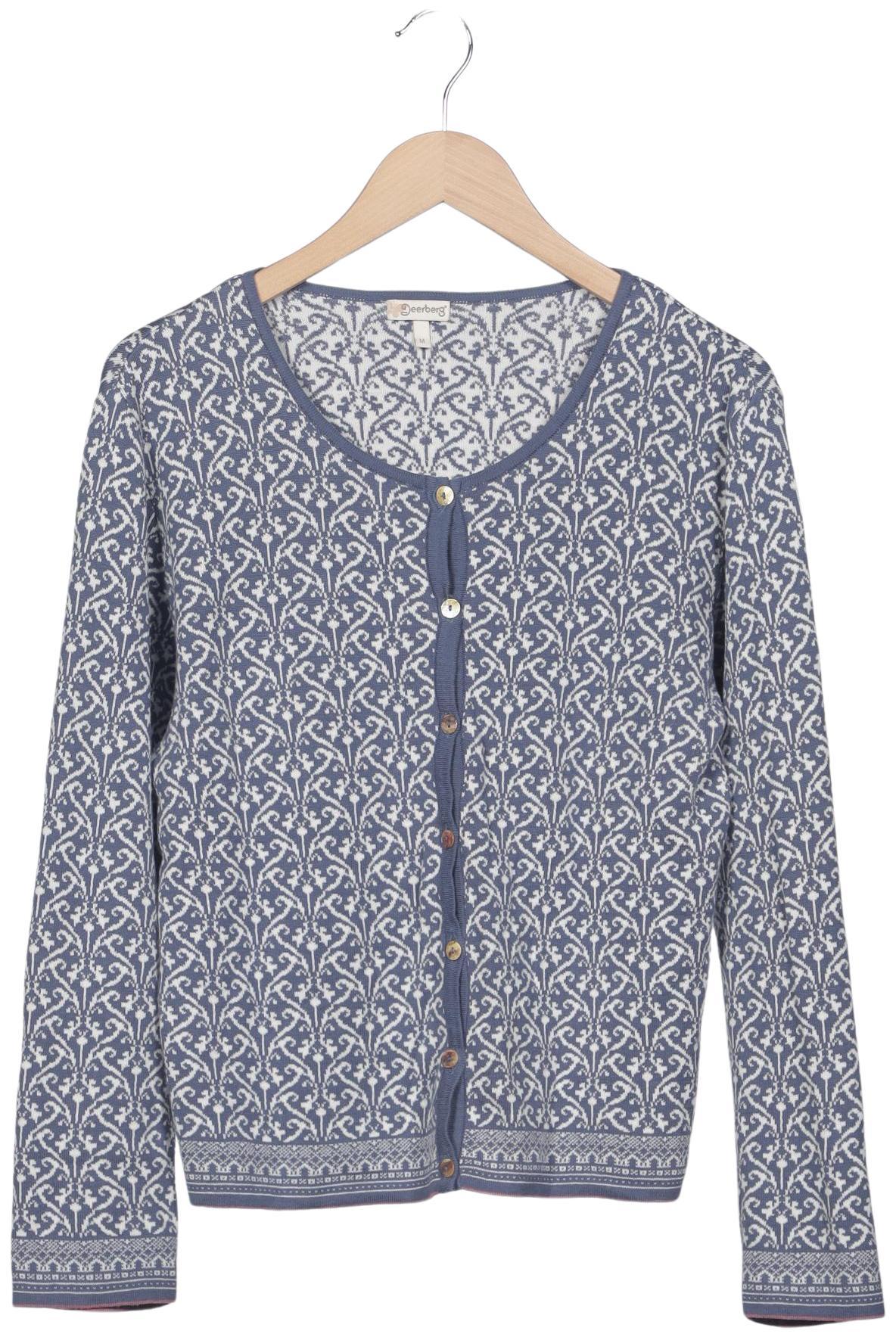 

Deerberg Damen Strickjacke, blau, Gr. 38