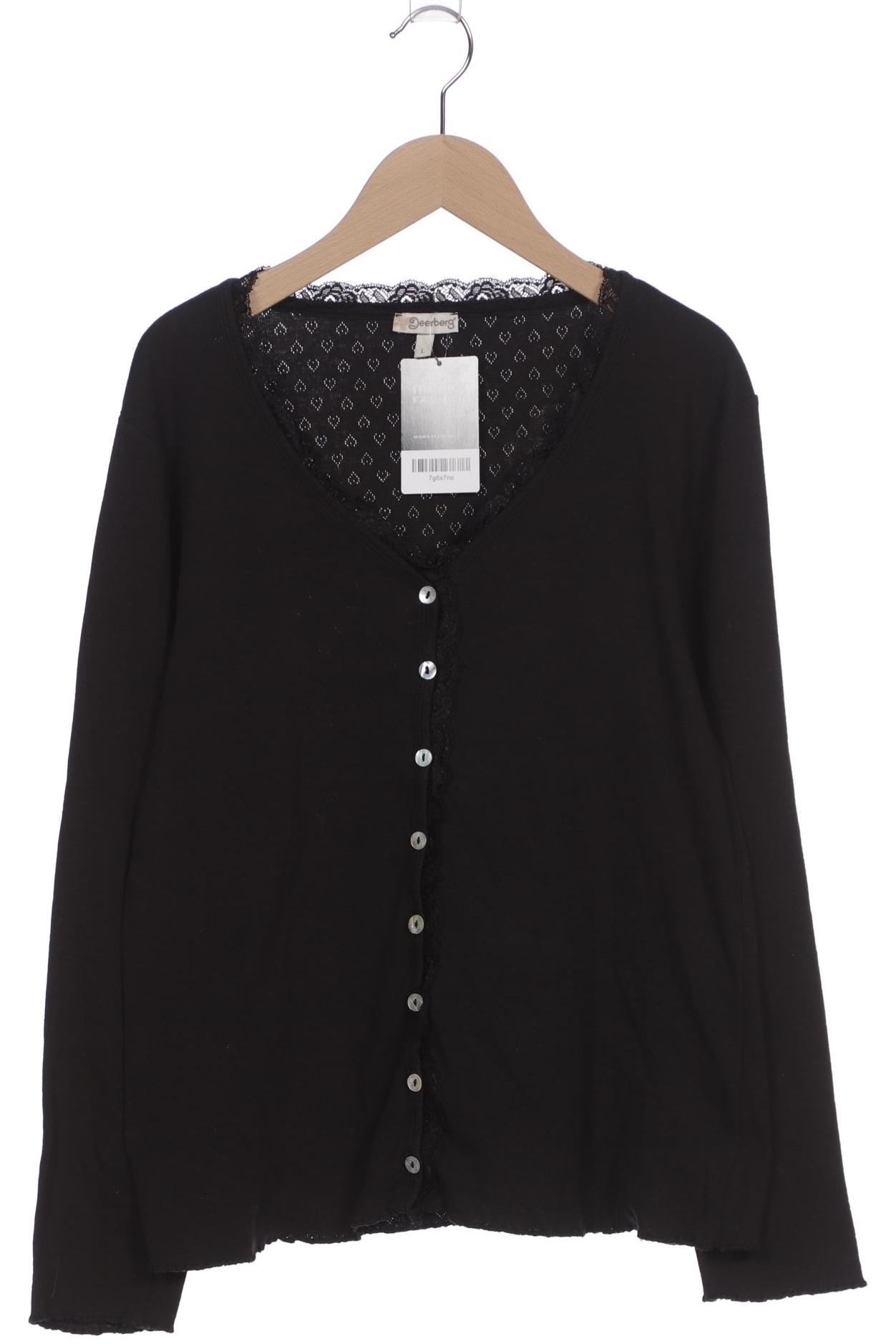 

Deerberg Damen Strickjacke, schwarz, Gr. 42