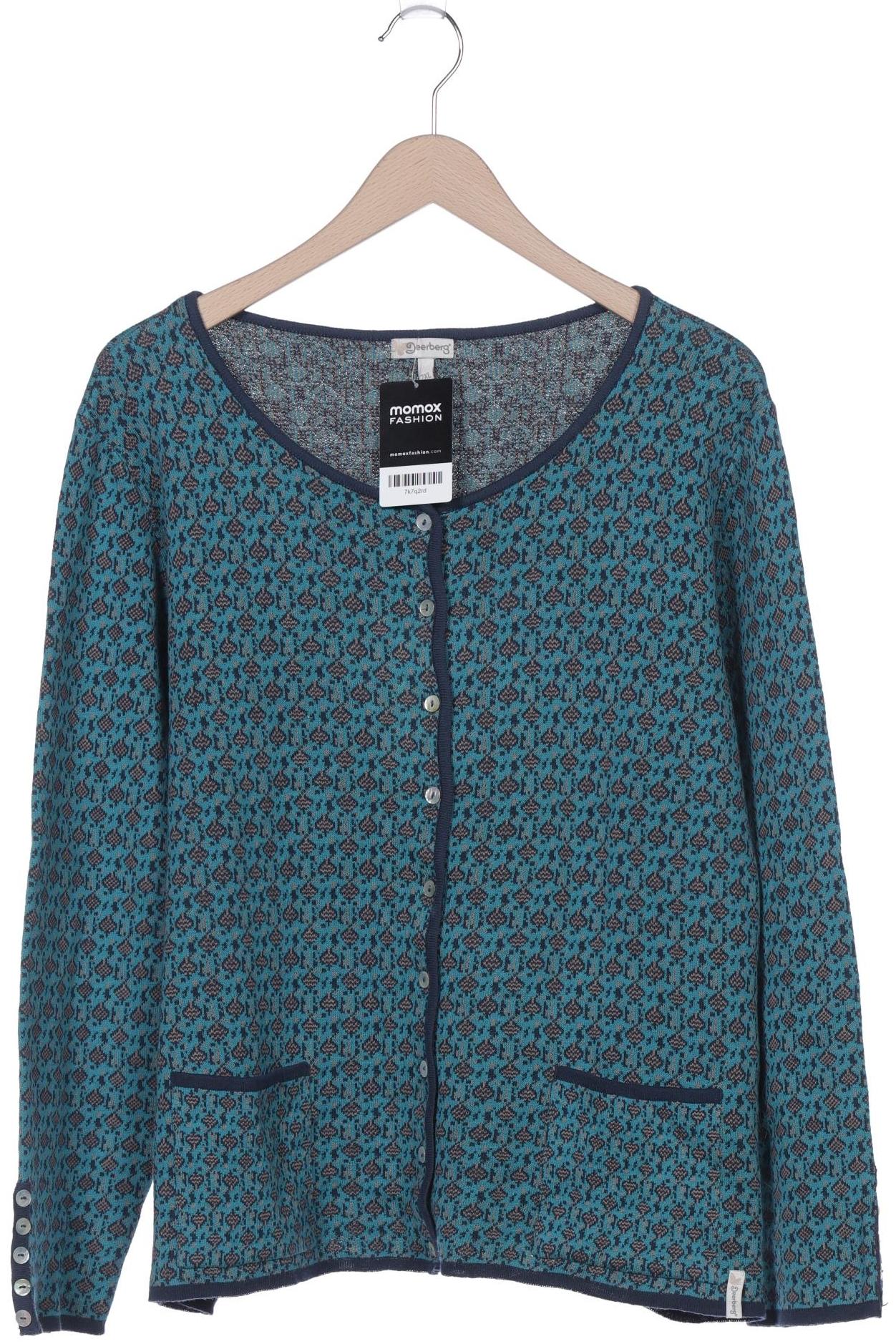 

Deerberg Damen Strickjacke, türkis, Gr. 46