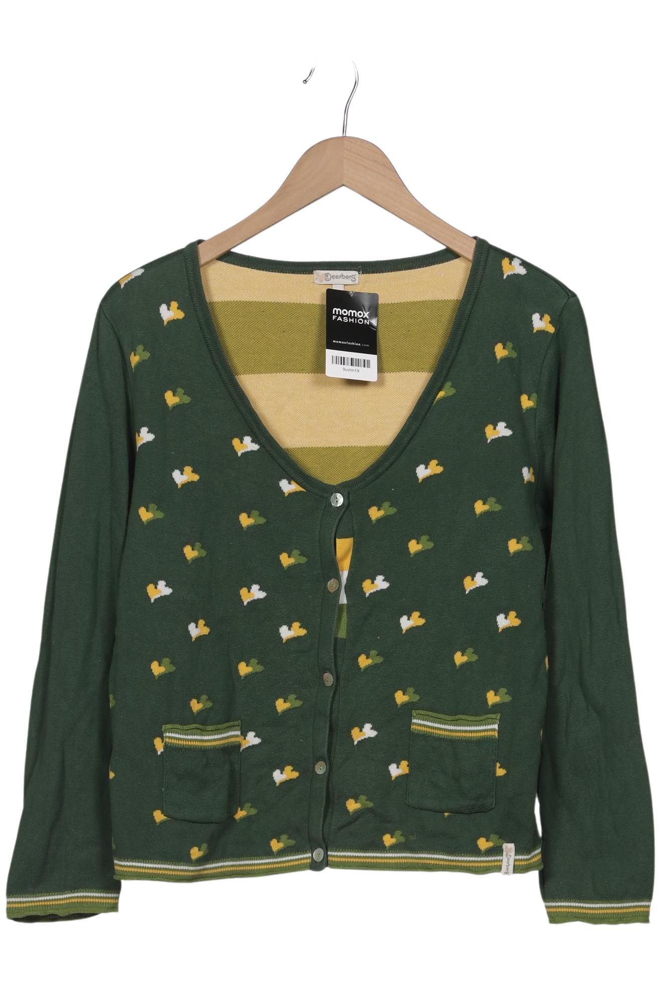 

Deerberg Damen Strickjacke, grün, Gr. 38