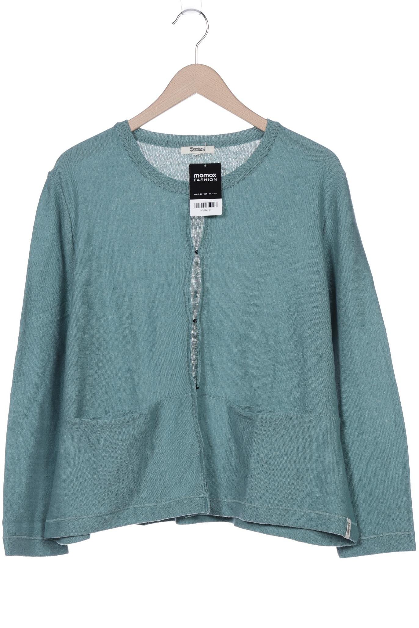 

Deerberg Damen Strickjacke, türkis, Gr. 44