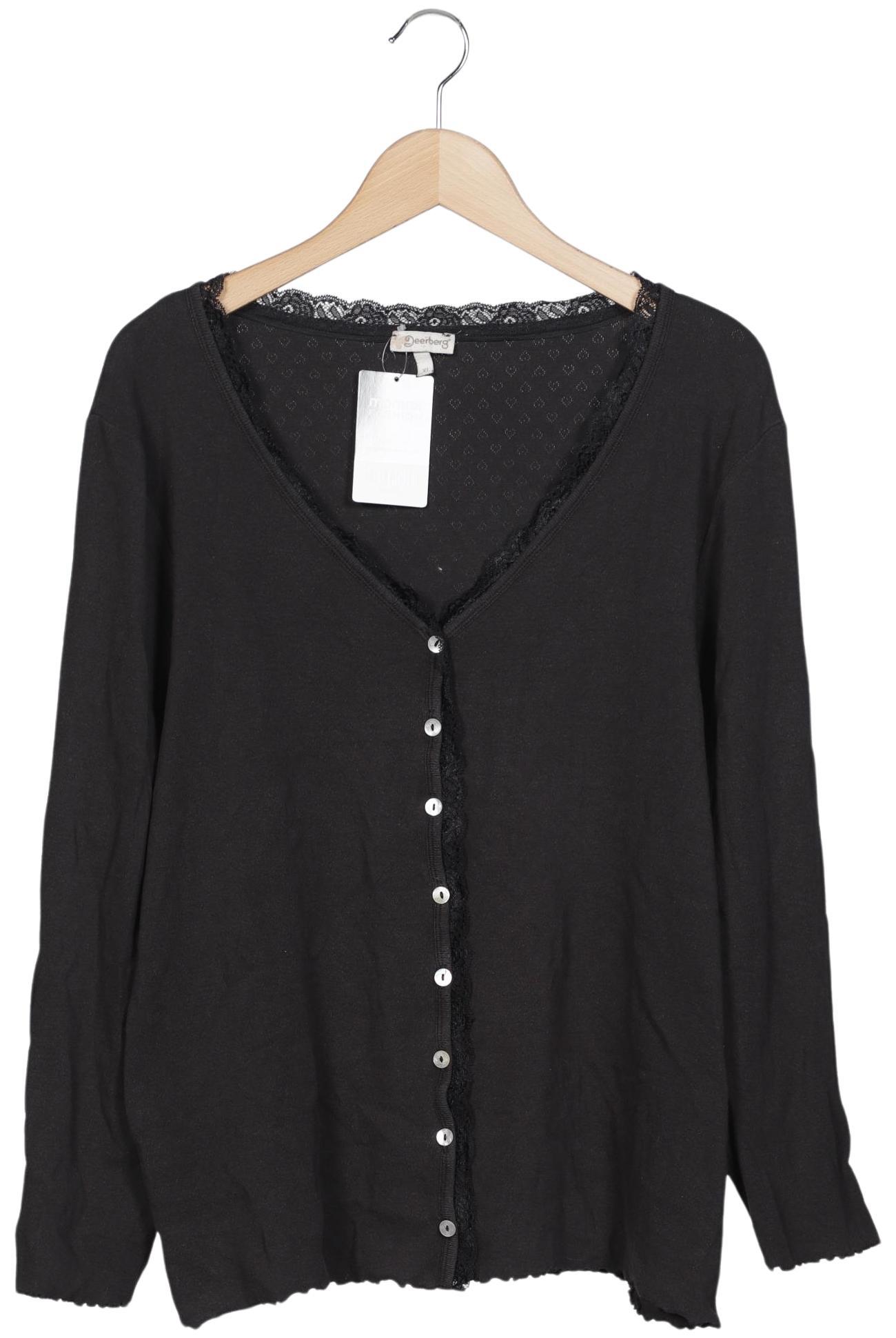 

Deerberg Damen Strickjacke, schwarz, Gr. 44