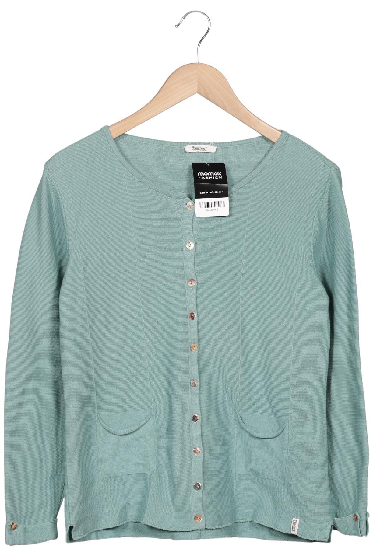 

Deerberg Damen Strickjacke, türkis, Gr. 38