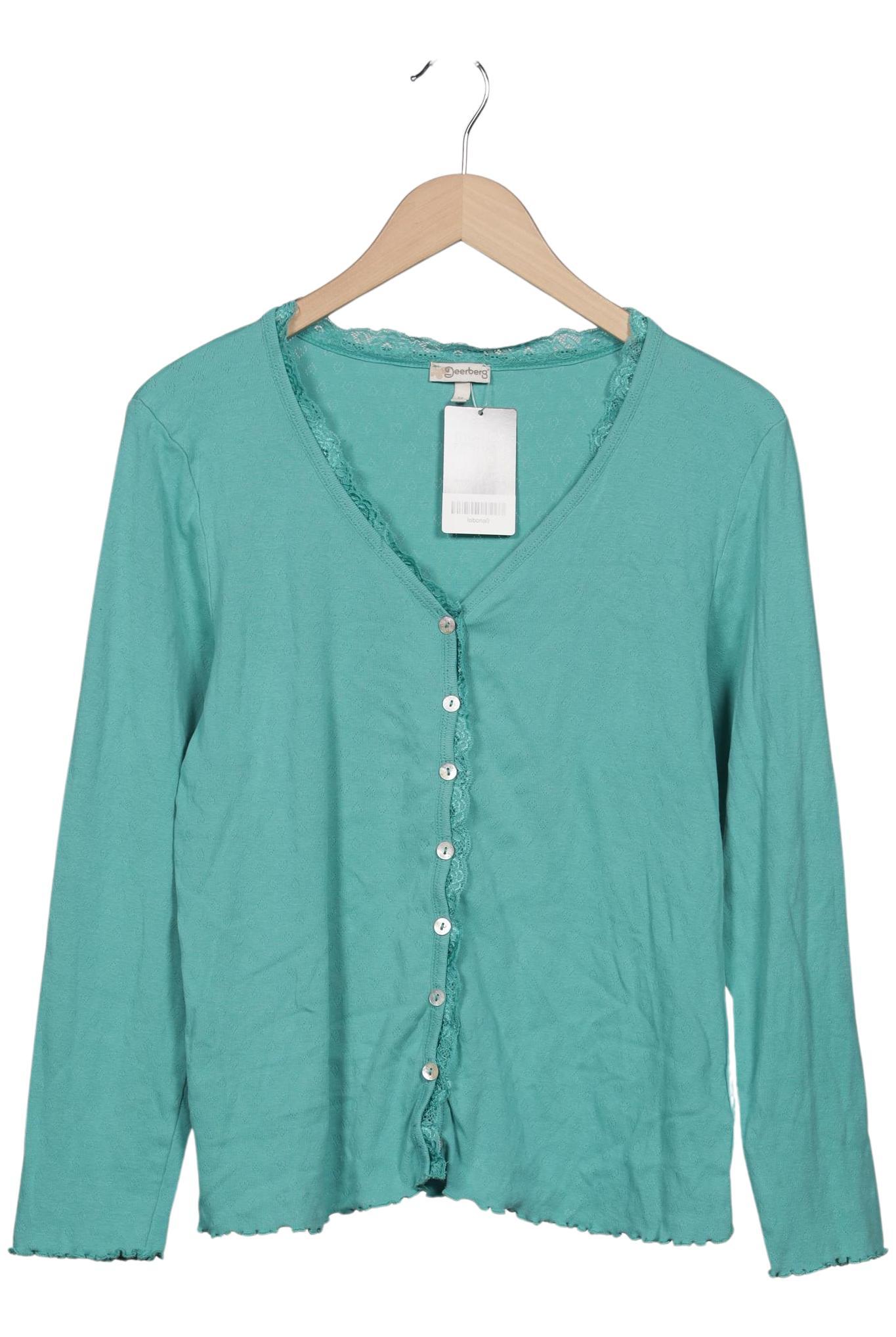 

Deerberg Damen Strickjacke, türkis, Gr. 38