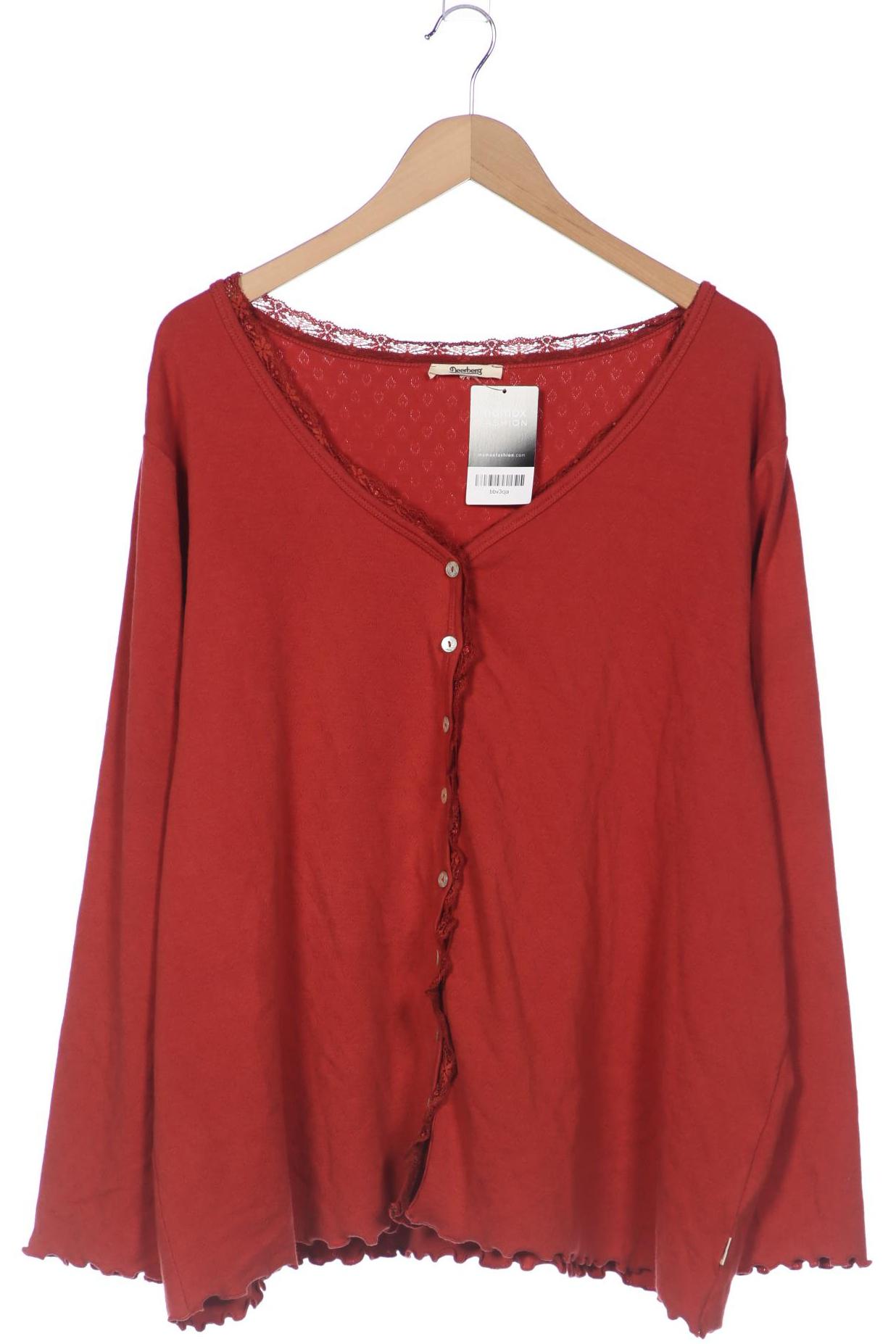 

Deerberg Damen Strickjacke, bordeaux, Gr. 48