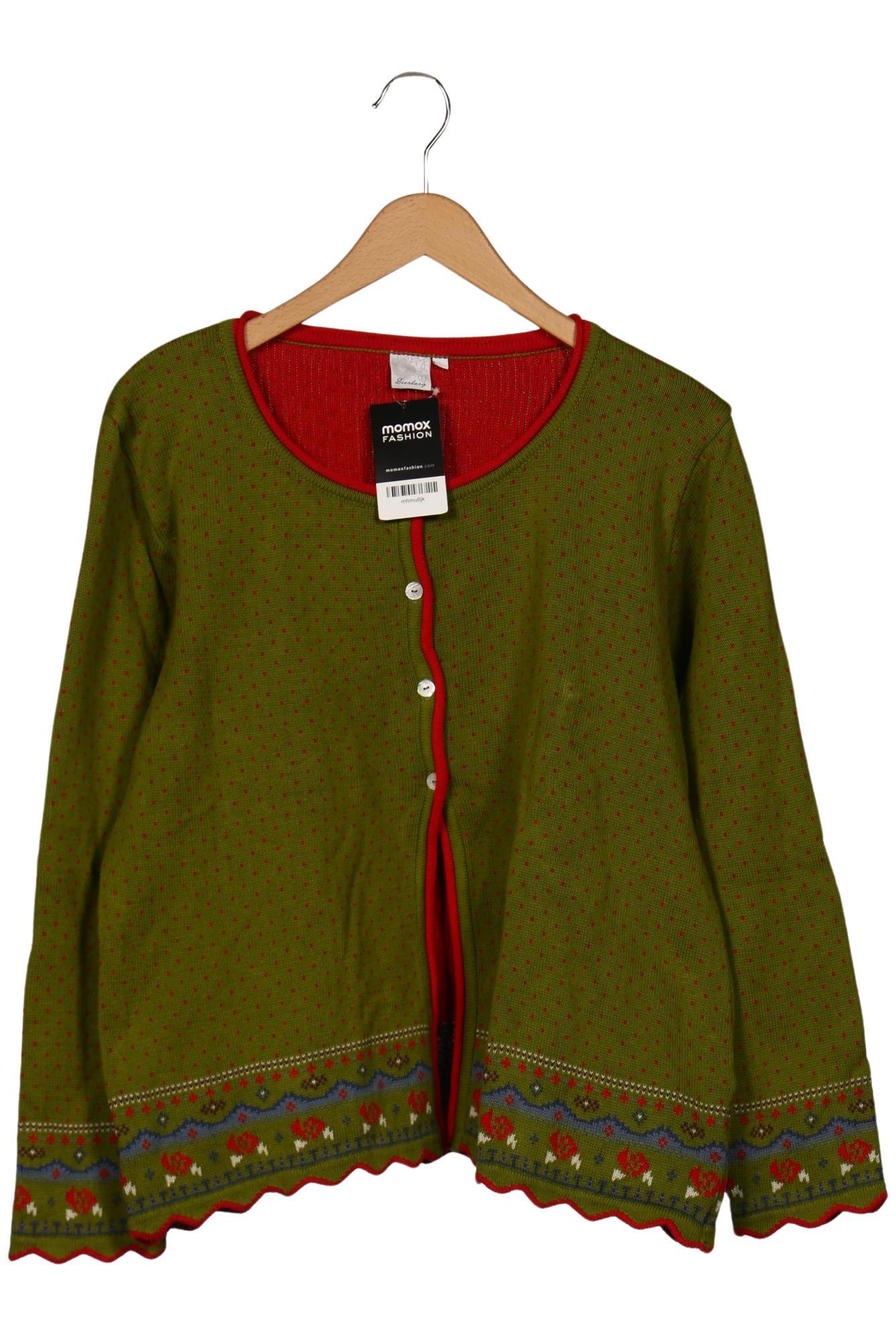

Deerberg Damen Strickjacke, grün, Gr. 42