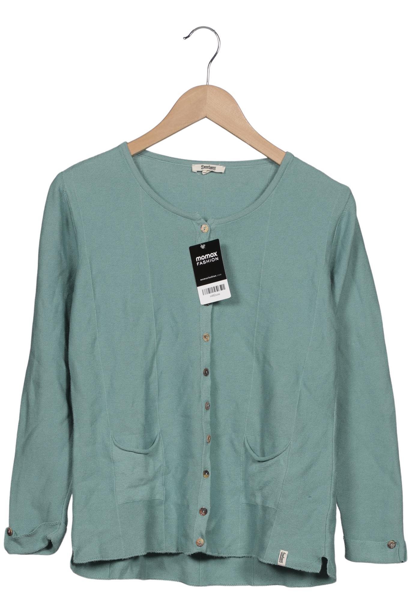 

Deerberg Damen Strickjacke, türkis, Gr. 38