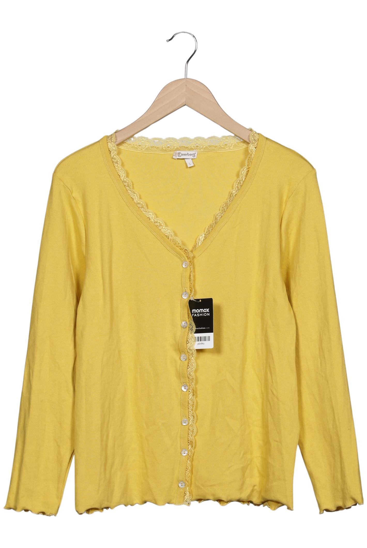 

Deerberg Damen Strickjacke, gelb, Gr. 42