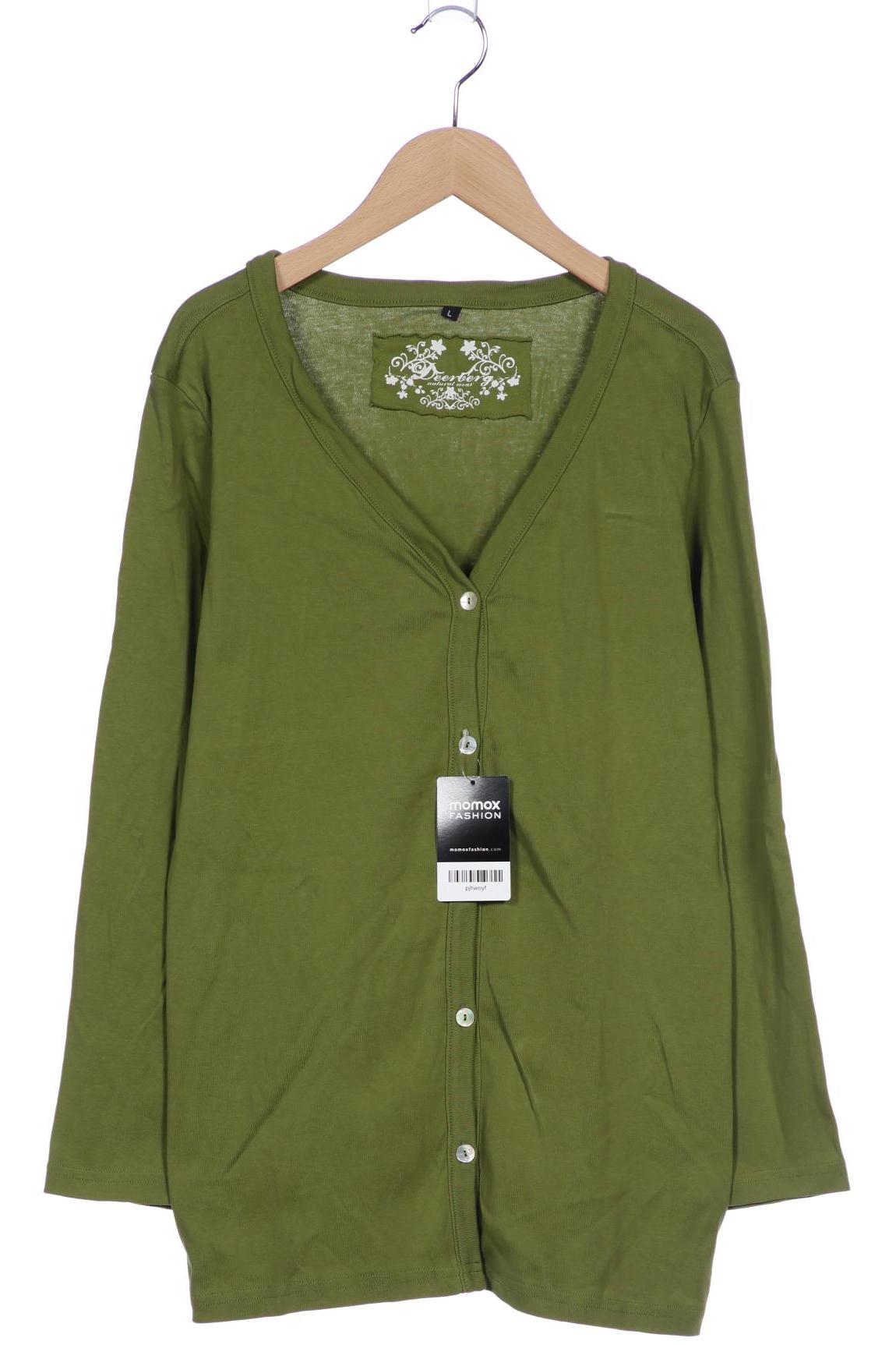

Deerberg Damen Strickjacke, grün, Gr. 42
