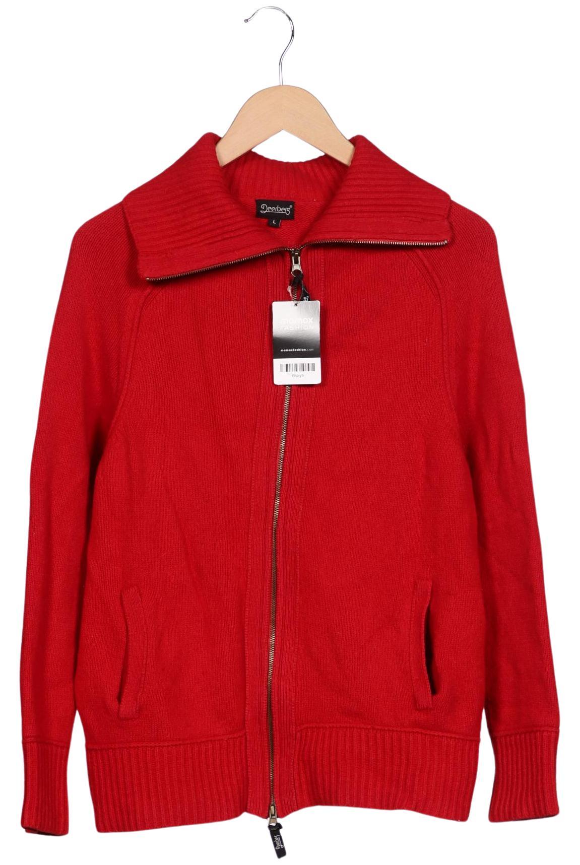 

Deerberg Damen Strickjacke, rot, Gr. 42