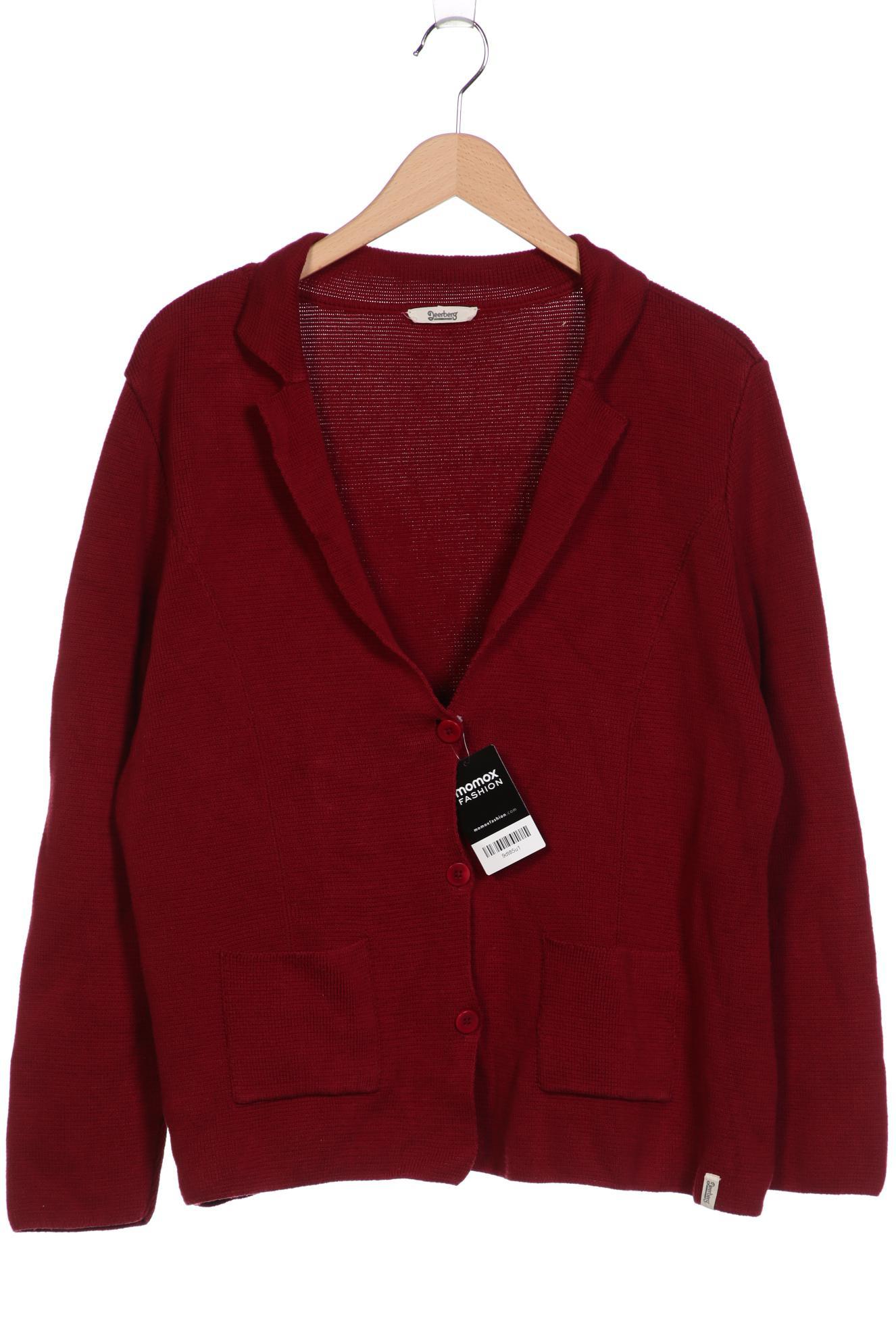 

Deerberg Damen Strickjacke, bordeaux, Gr. 42