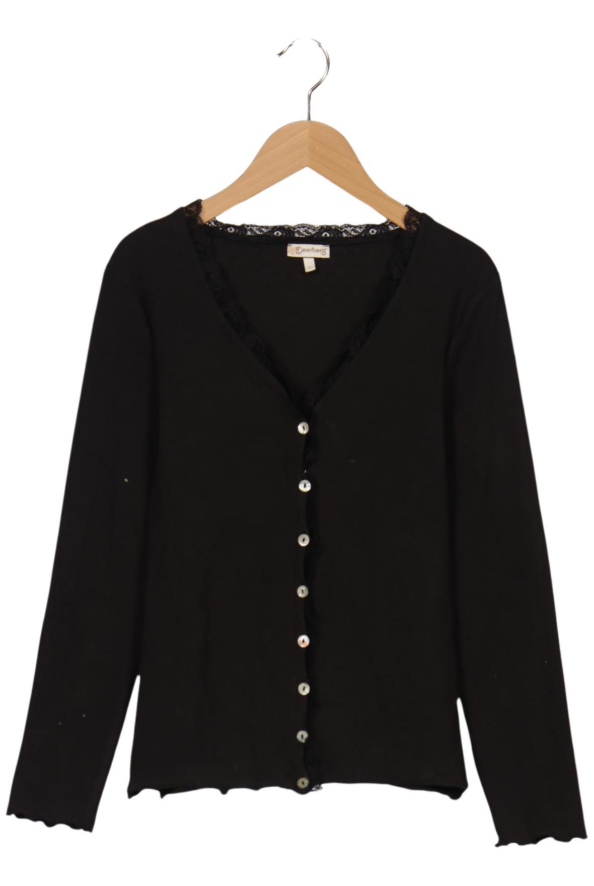 

Deerberg Damen Strickjacke, schwarz, Gr. 36