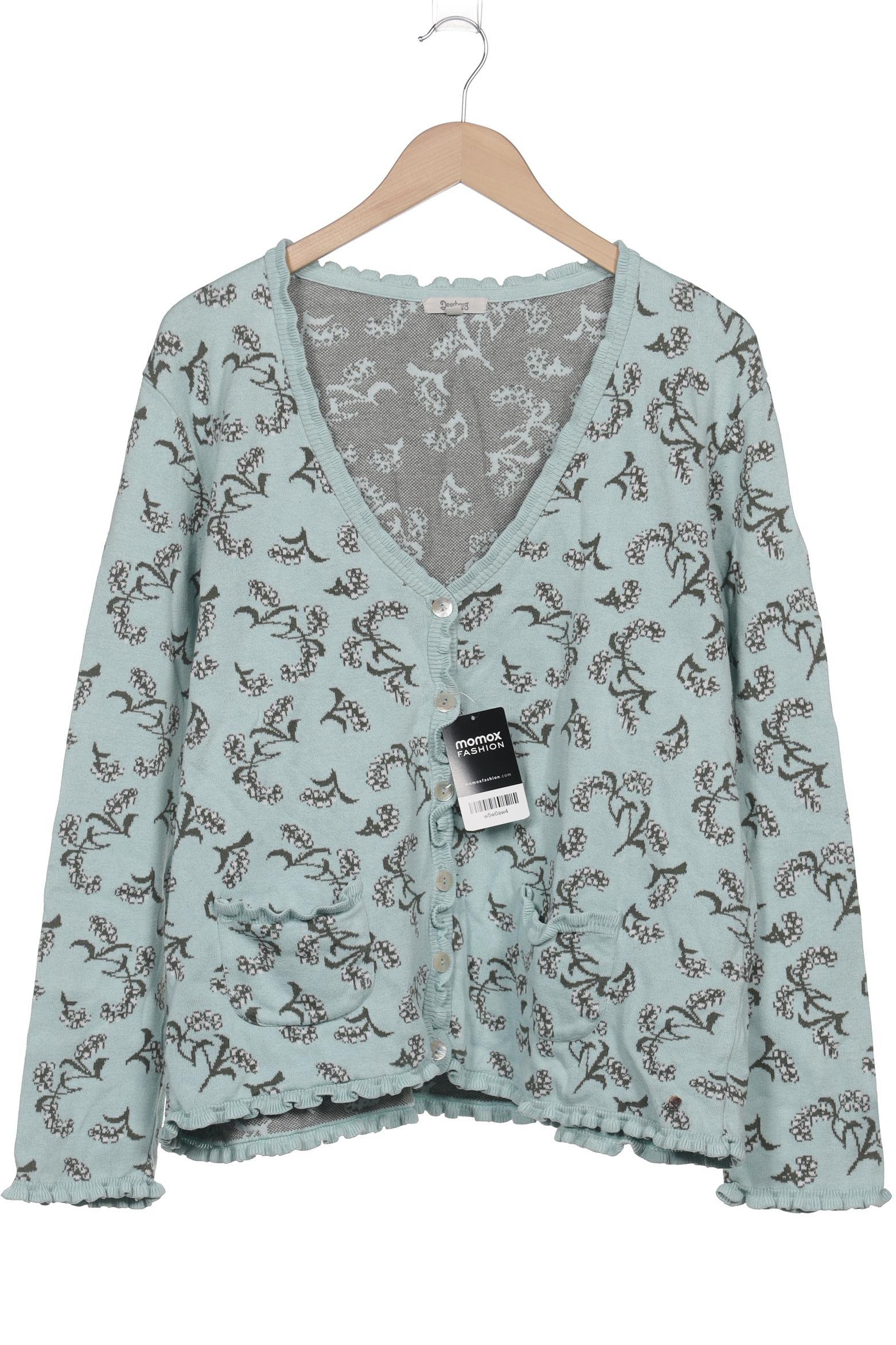 

Deerberg Damen Strickjacke, türkis, Gr. 46