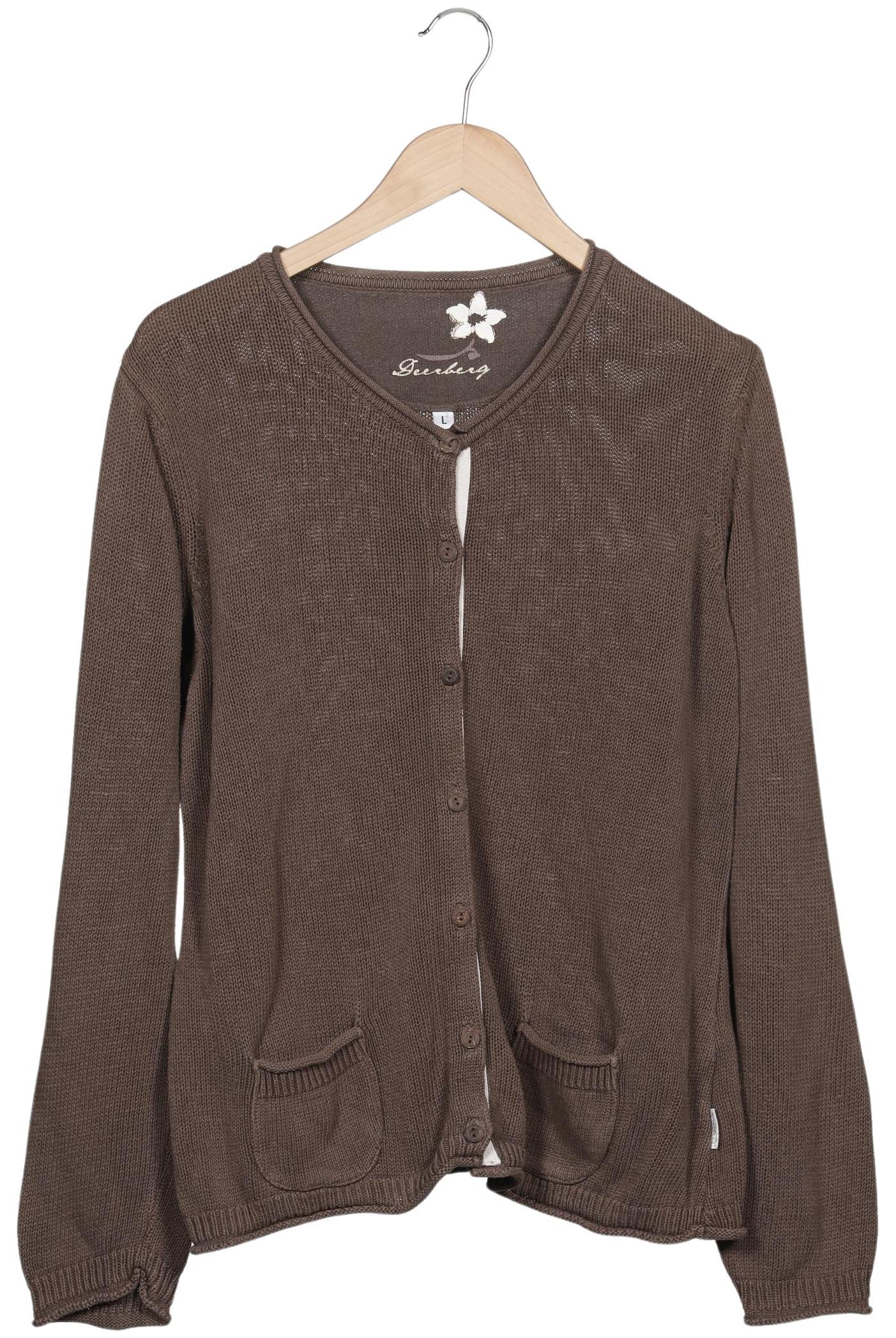 

Deerberg Damen Strickjacke, braun, Gr. 42