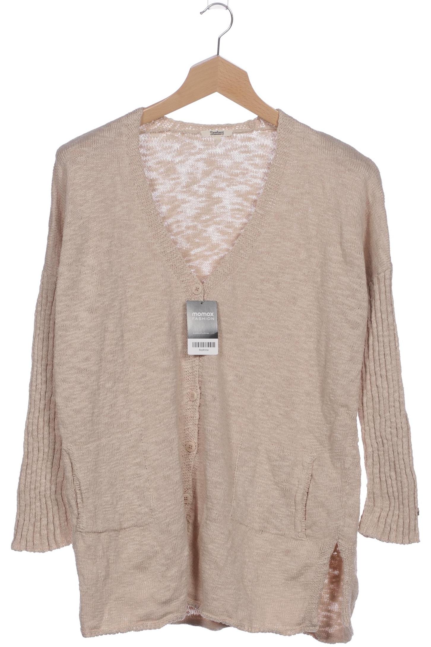 

Deerberg Damen Strickjacke, beige, Gr. 38