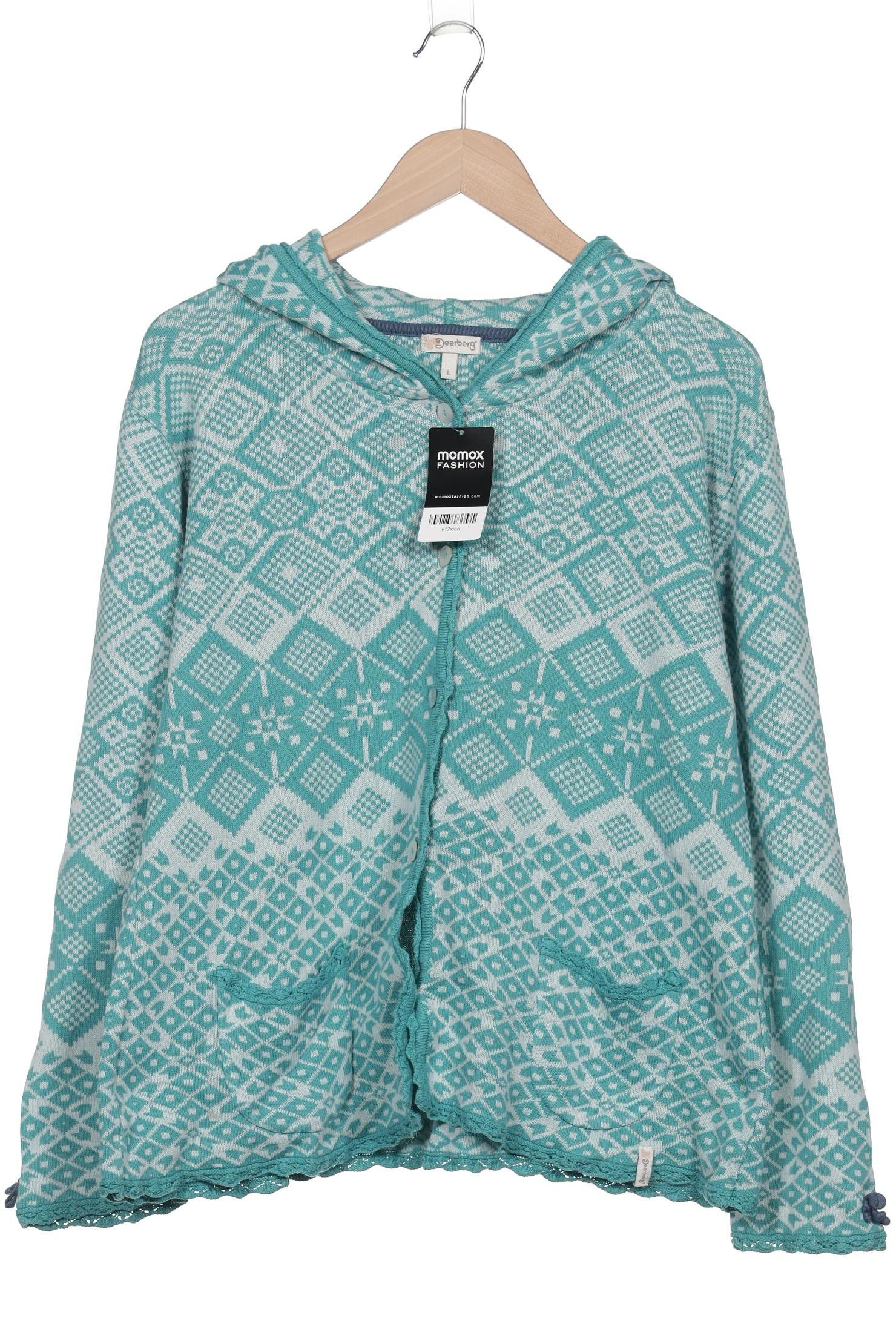 

Deerberg Damen Strickjacke, türkis, Gr. 42